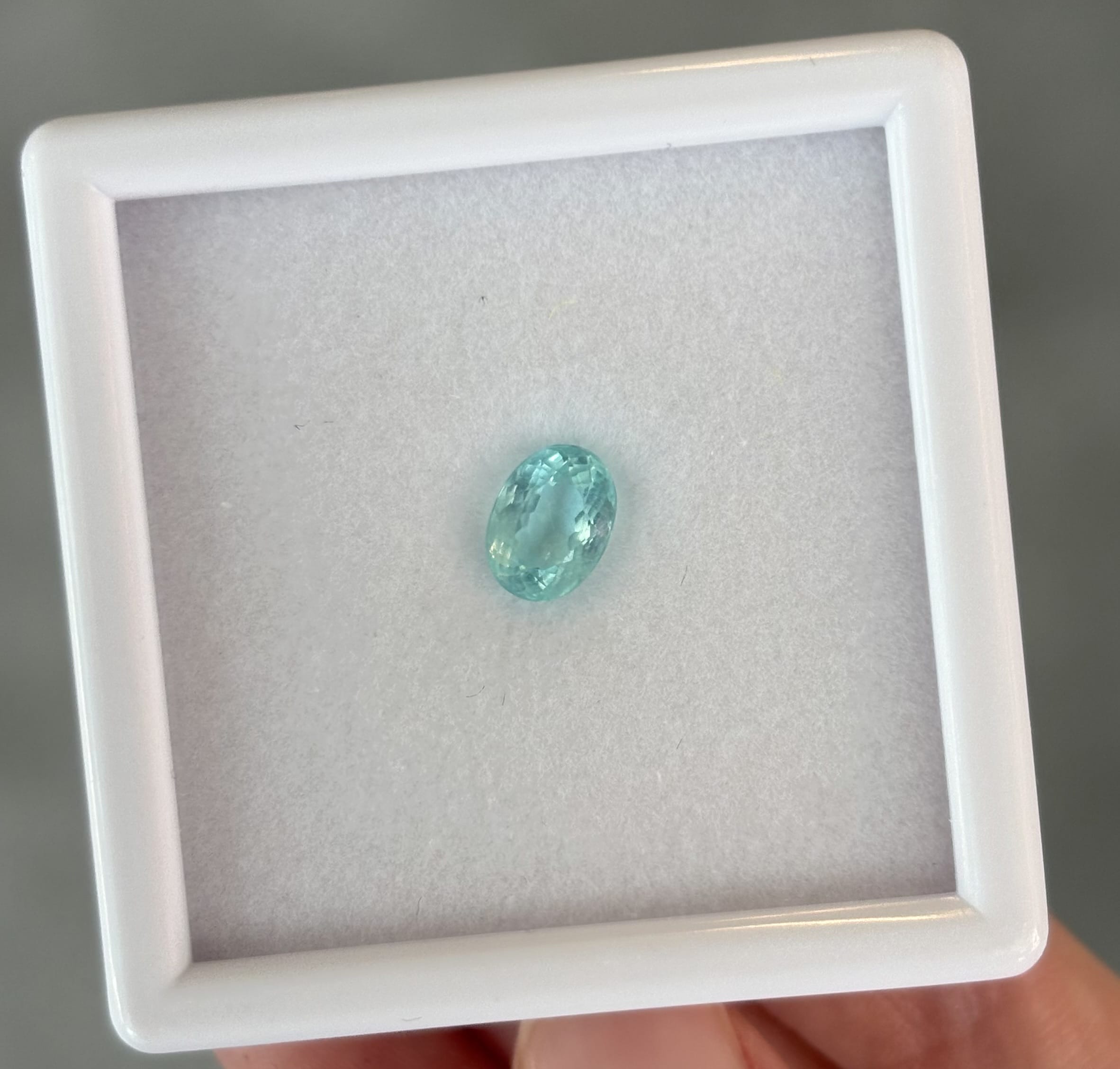 Luxury Promise 1.20ct Neon Paraiba Oval DXBCS6009