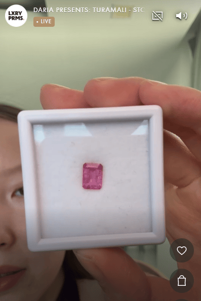Luxury Promise 1.24ct Pink Tourmaline Emerald DXBCS5251