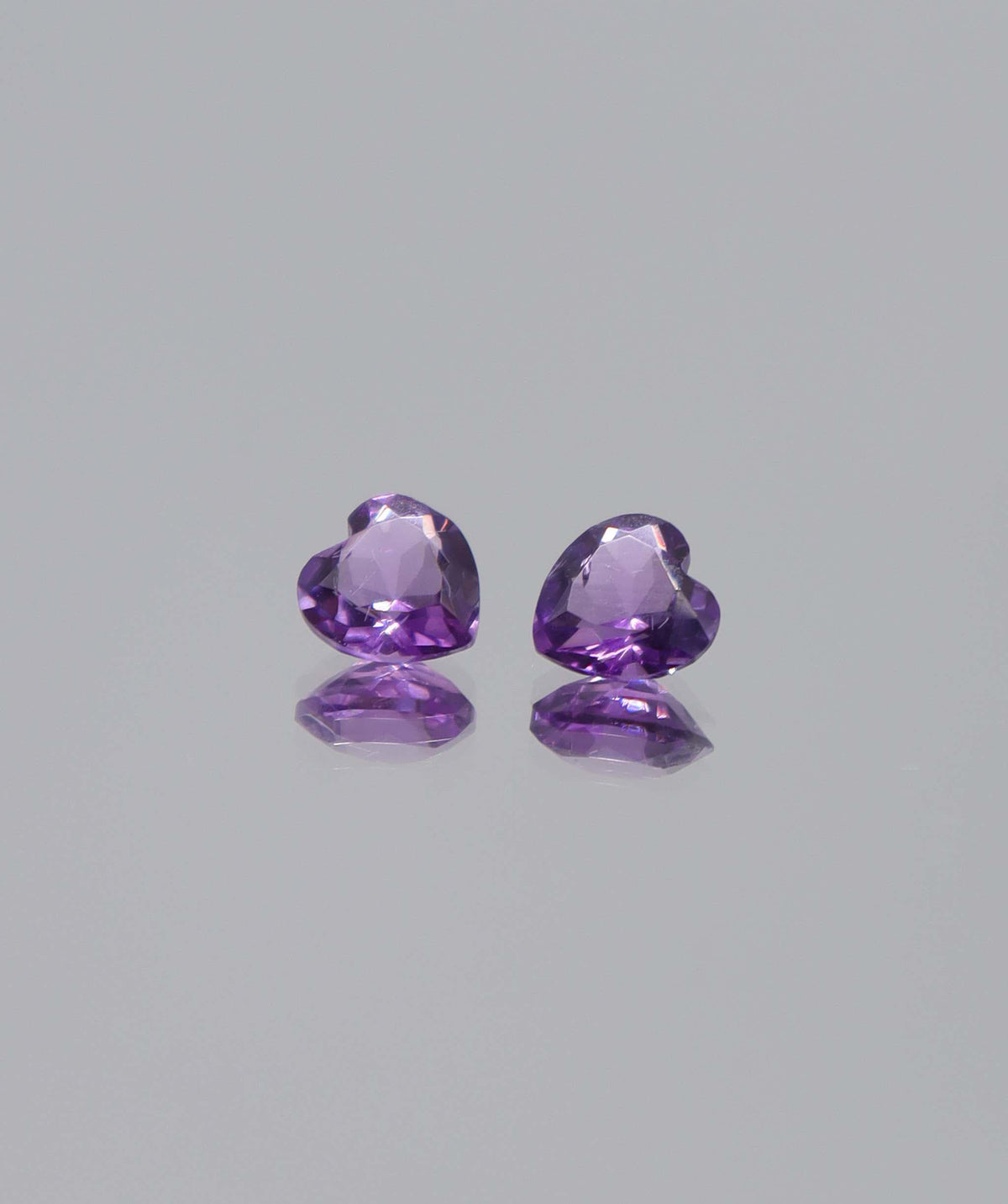 Luxury Promise 1.40ct Amethyst 2 heart DXBCS6109