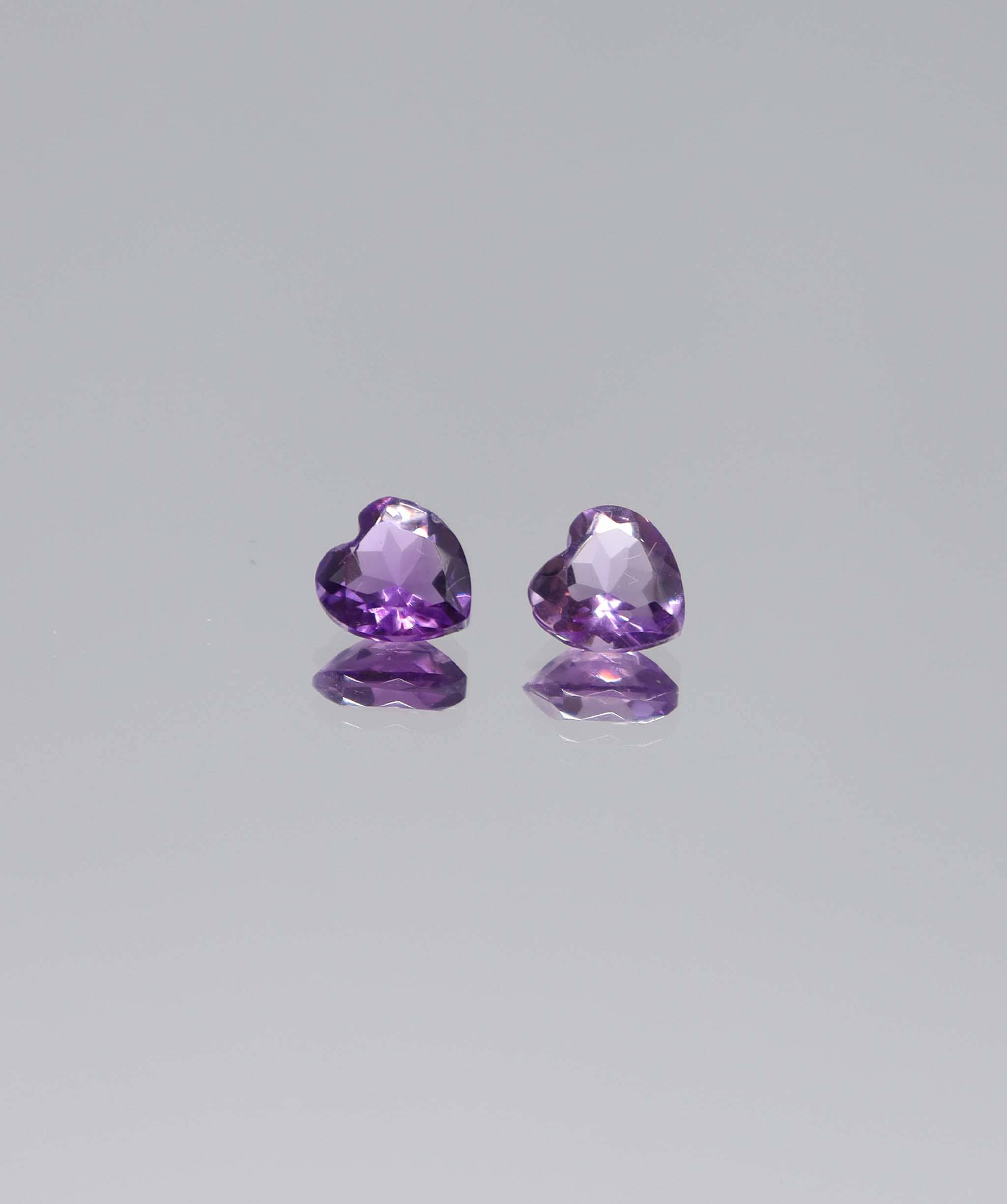 Luxury Promise 1,40ct  Amethyst 2 heart DXBCS6116