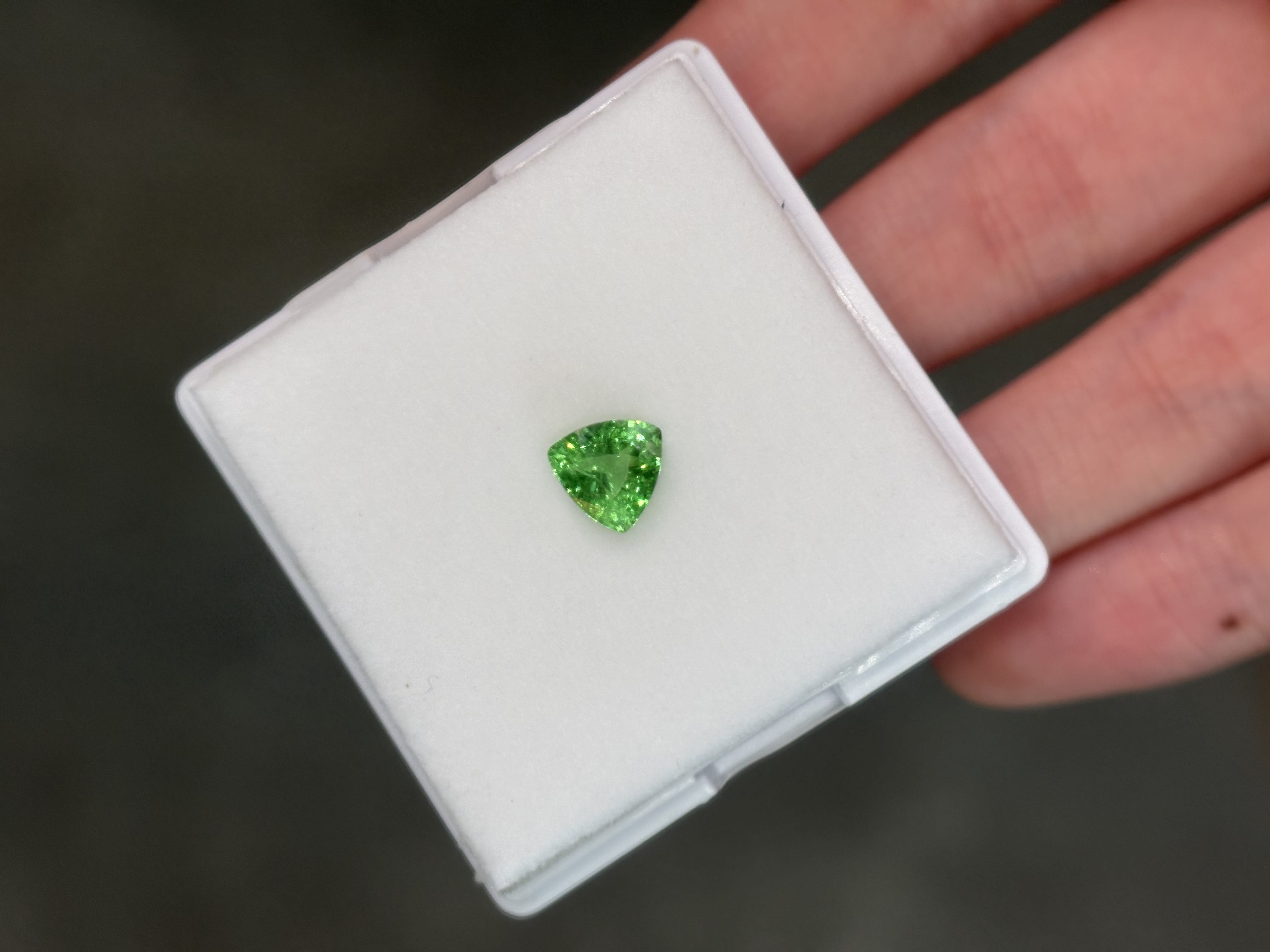 Luxury Promise 1.44ct Tsavorite Trillion DXBCS5915