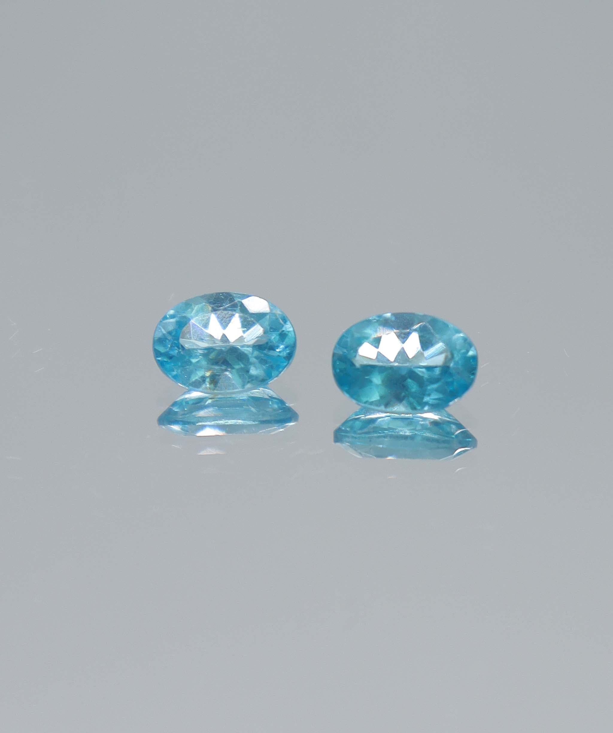 Luxury Promise 1.55ct Apatite Oval PAIR DXBCS5954
