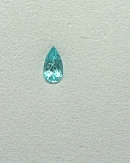 Luxury Promise 1.56ct PEAR SHAPE MOZAMBIQUE PARAIBA DXBCS6082