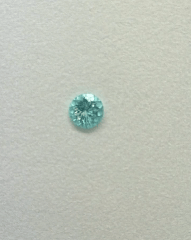 Luxury Promise 1.5ct ROUND SHAPE MOZAMBIQUE PARAIBA DXBCS6080