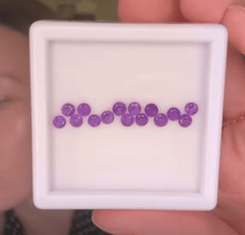 Luxury Promise 1.60ct Amethyst Melee Set 3mm DXBCS6303