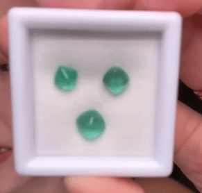 Luxury Promise 1.70ct Emerald Sugarloaf Set 3pcs THAIC0708