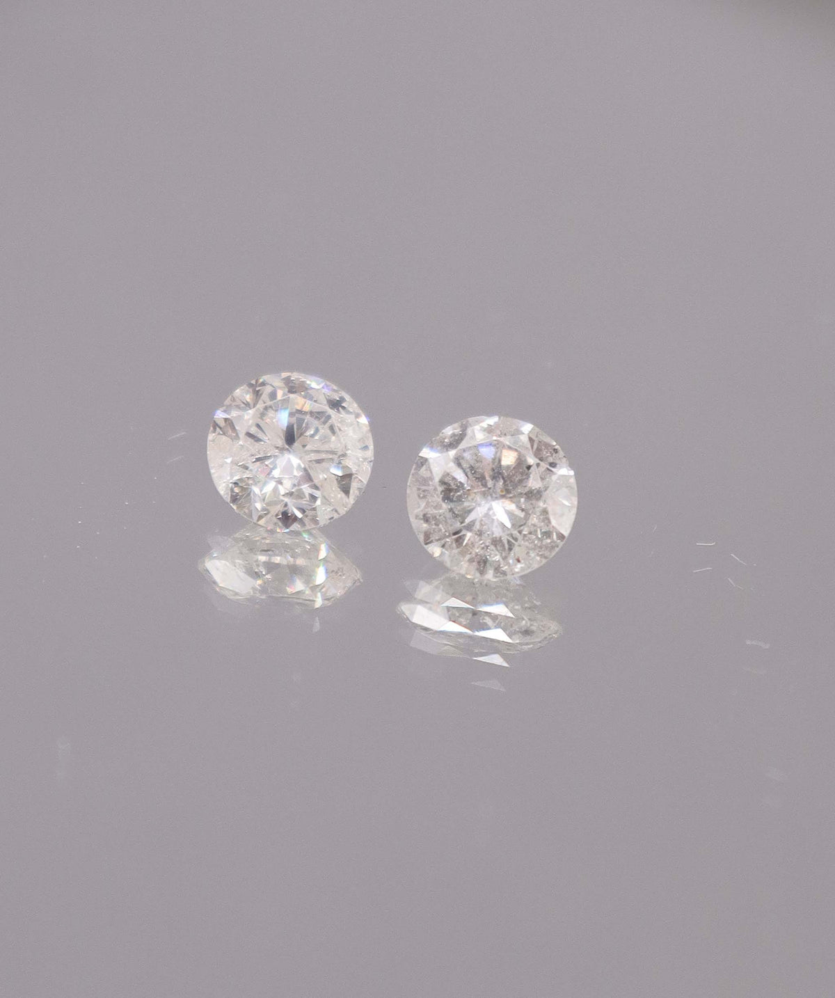 Luxury Promise 1.8CT D-G COMMERCIAL ROUND DIAMOND PAIR DXBS6663