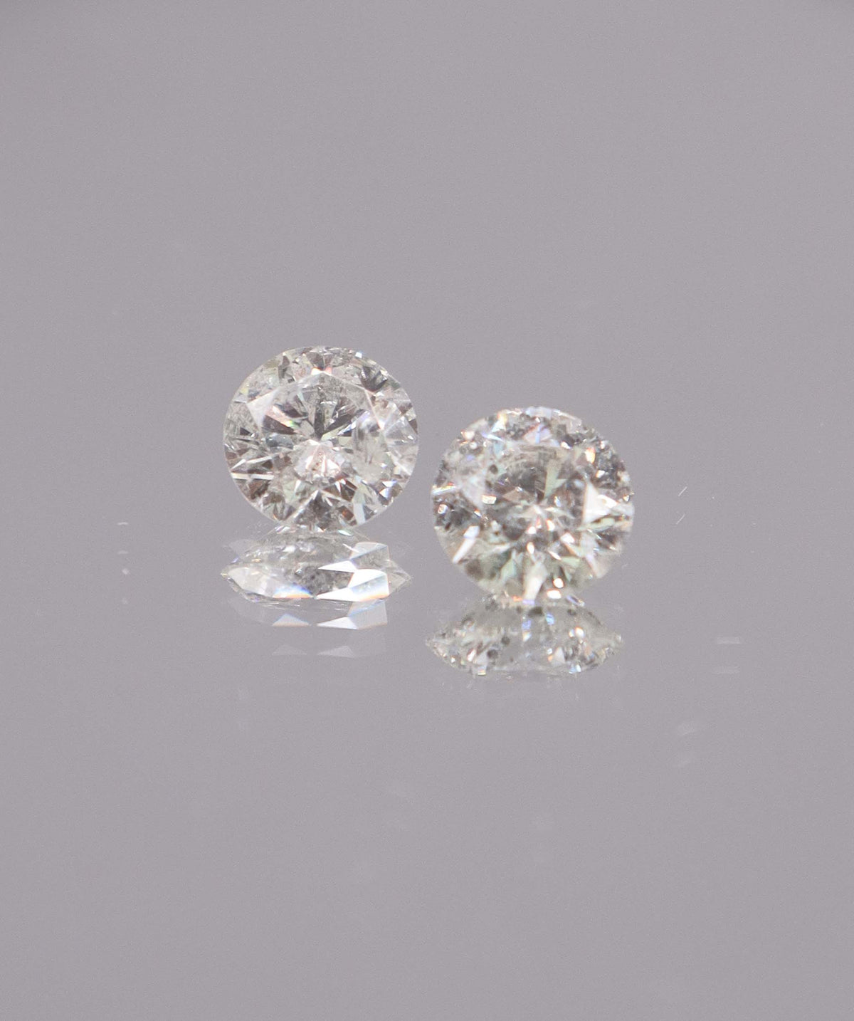 Luxury Promise 1.8CT D-G COMMERCIAL ROUND DIAMOND PAIR DXBS6681