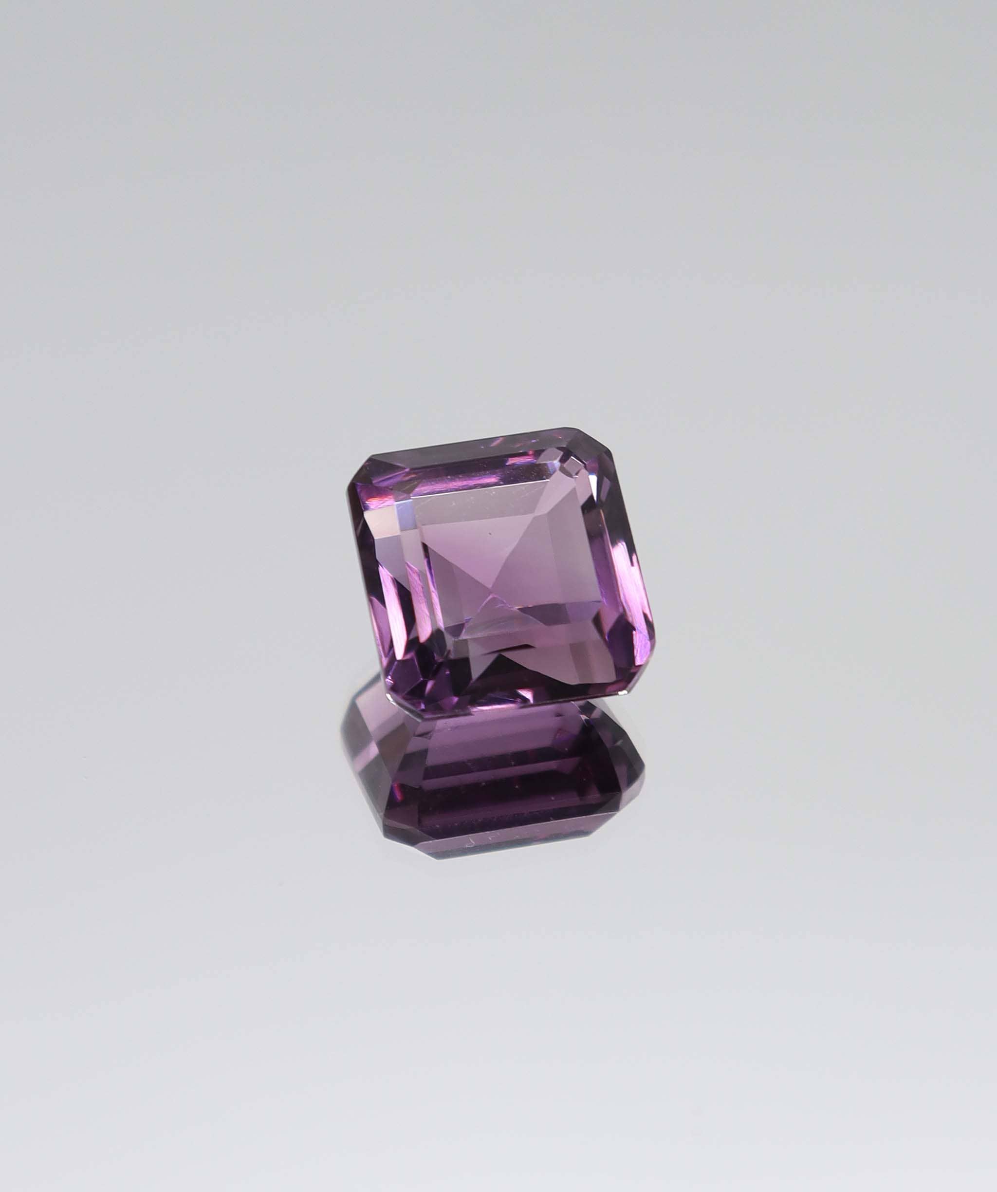 Luxury Promise 11.21ct Amethyst Assher cut DXBCS6184