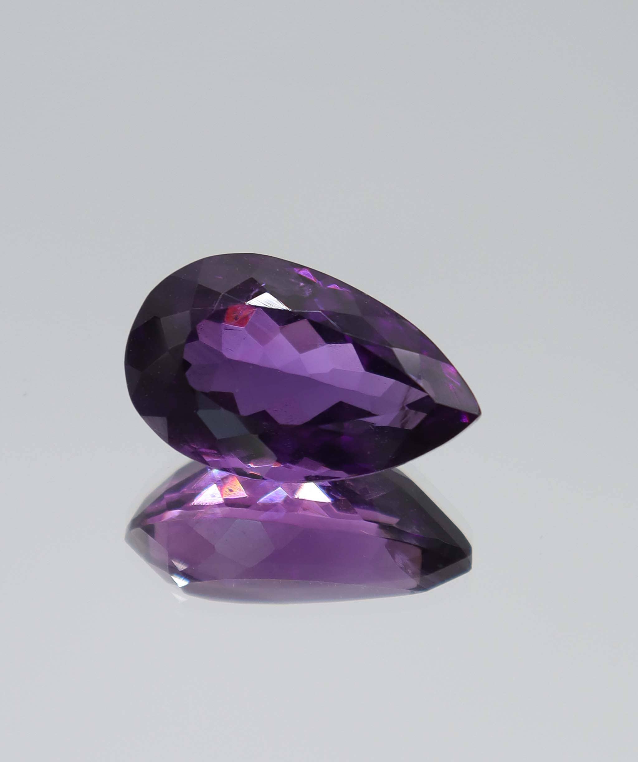 Luxury Promise 14.37ct Amethyst pear shape DXBCS6176