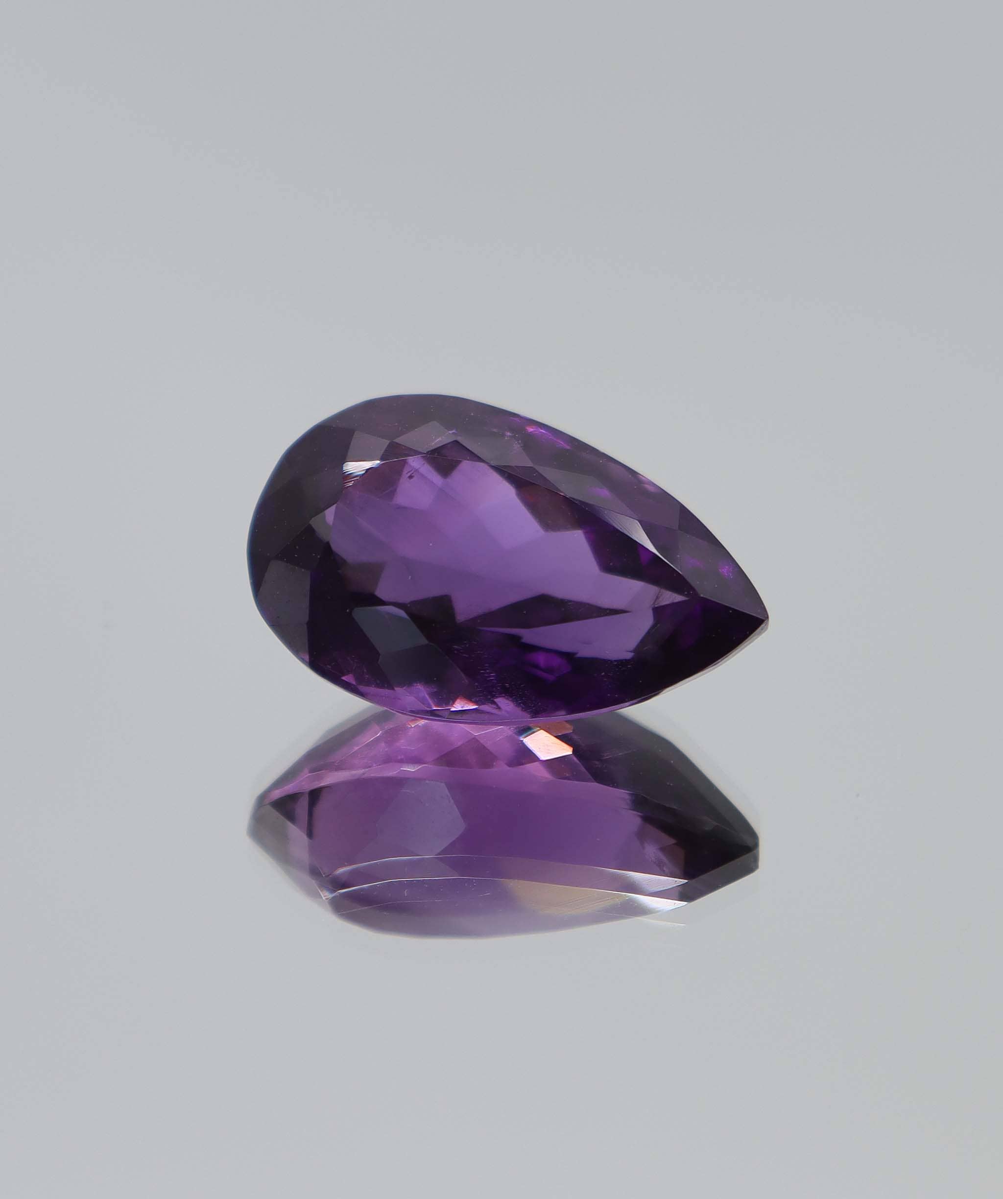 Luxury Promise 14.37ct Amethyst pear shape DXBCS6176