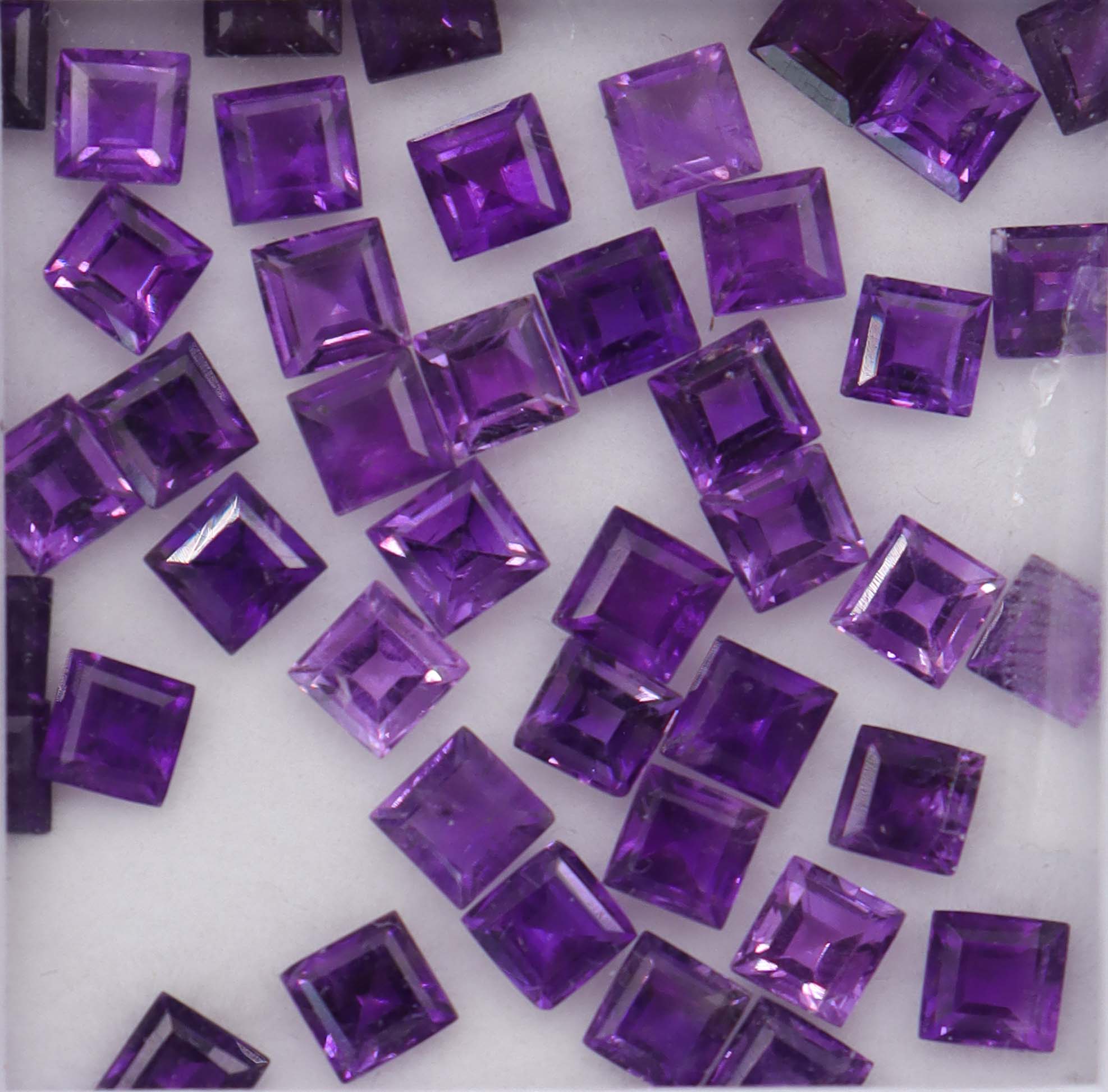 Luxury Promise 15.76ct Amethyst princess cut set DXBCS6168