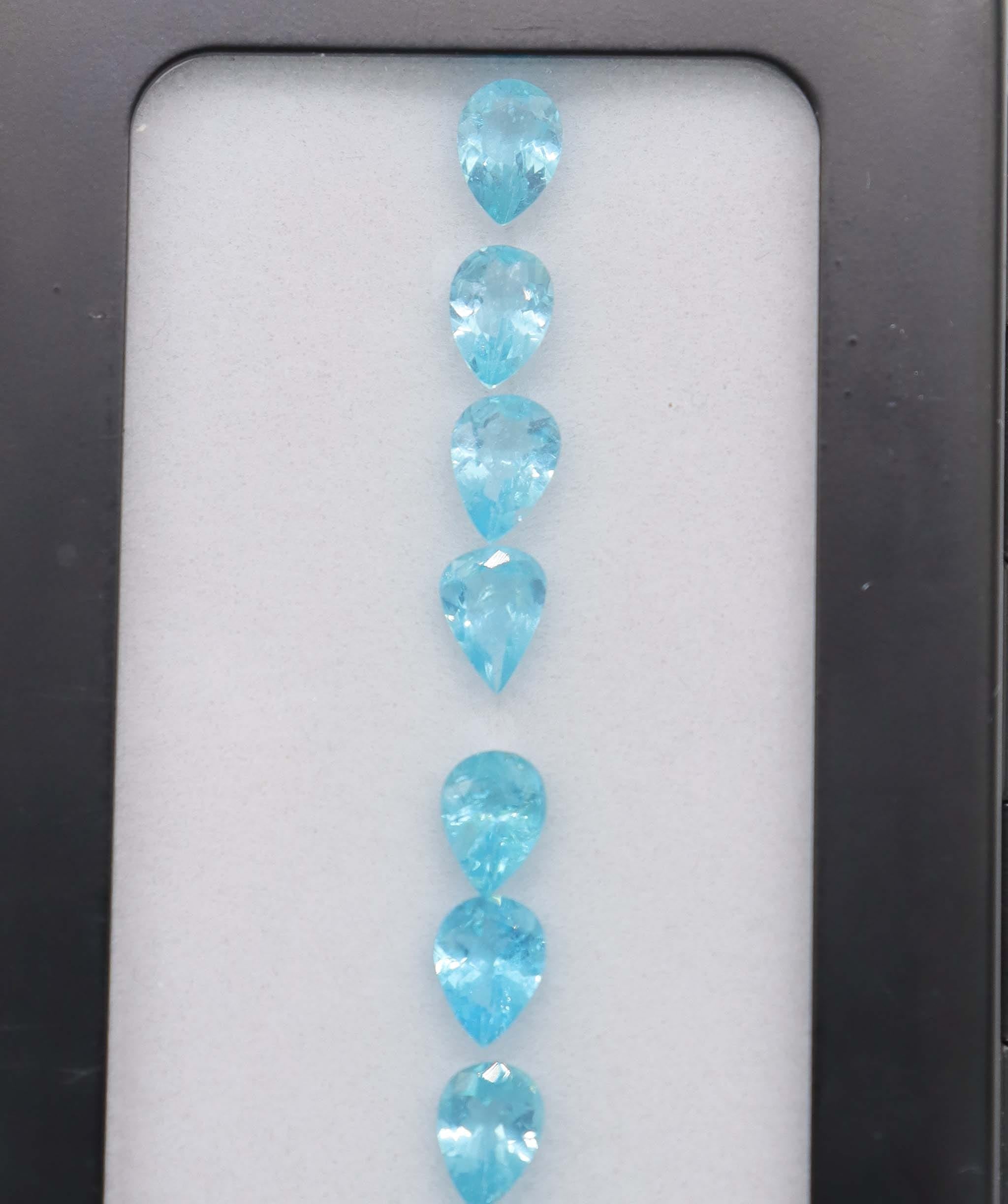 Luxury Promise 17.50ct Apatite Pear Calibrated Set 24pcs DXBCS5948