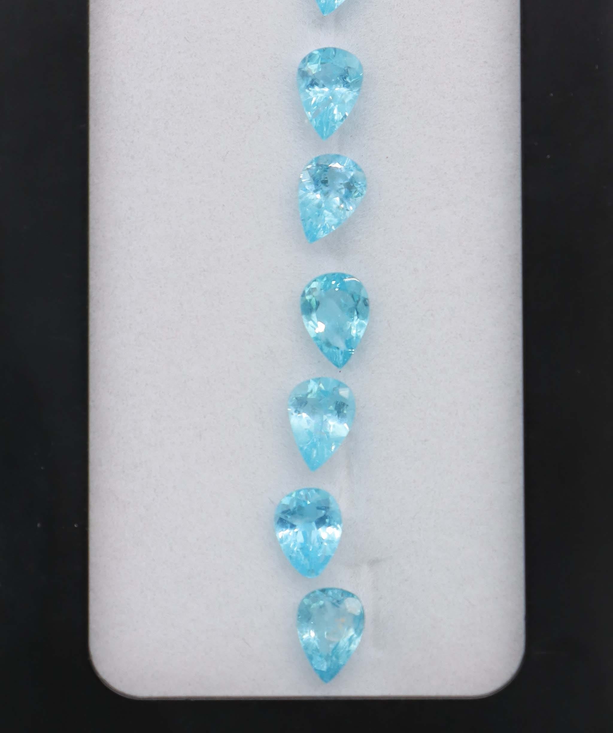 Luxury Promise 17.50ct Apatite Pear Calibrated Set 24pcs DXBCS5948