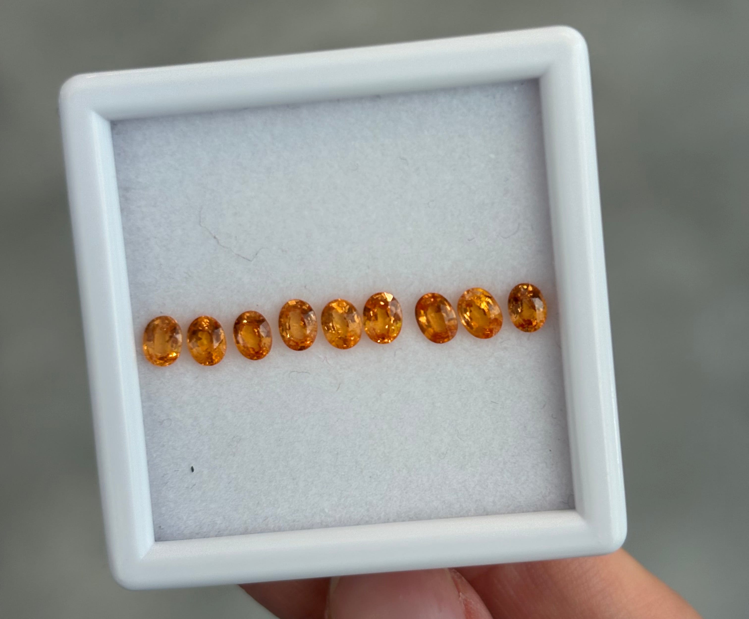 Luxury Promise 2.15ct Fanta Spessartine Set DXBCS6307