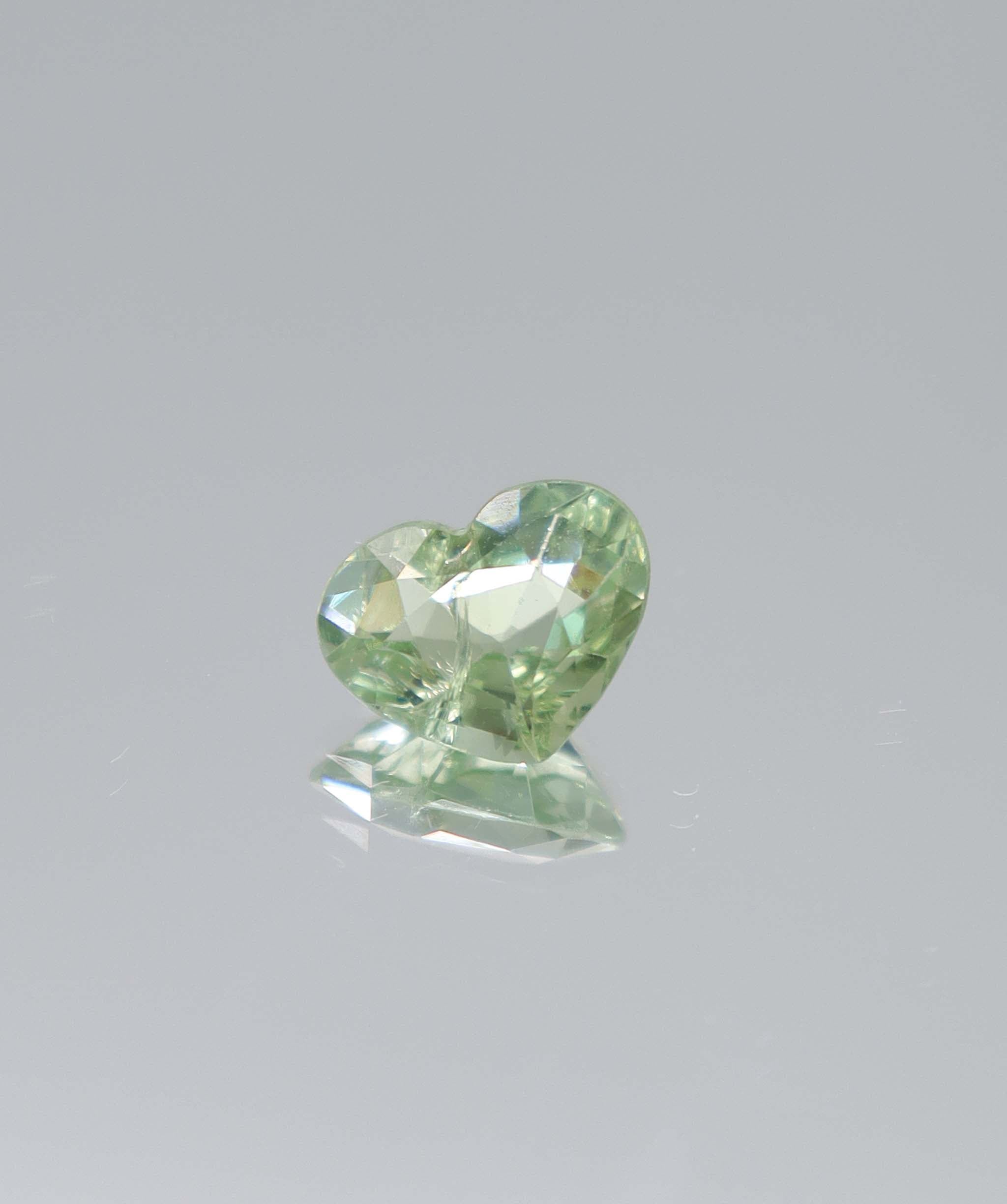 Luxury Promise 2.15ct Green Tourmaline Heart  DXBCS6029