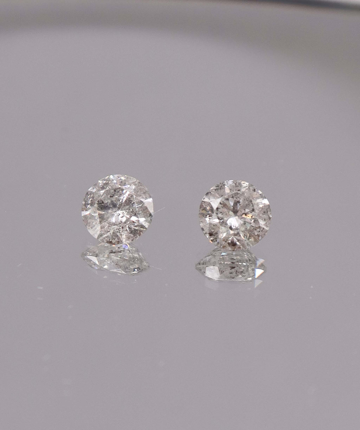 Luxury Promise 2.17CT D-G COMMERCIAL ROUND DIAMOND PAIR DXBCS6841