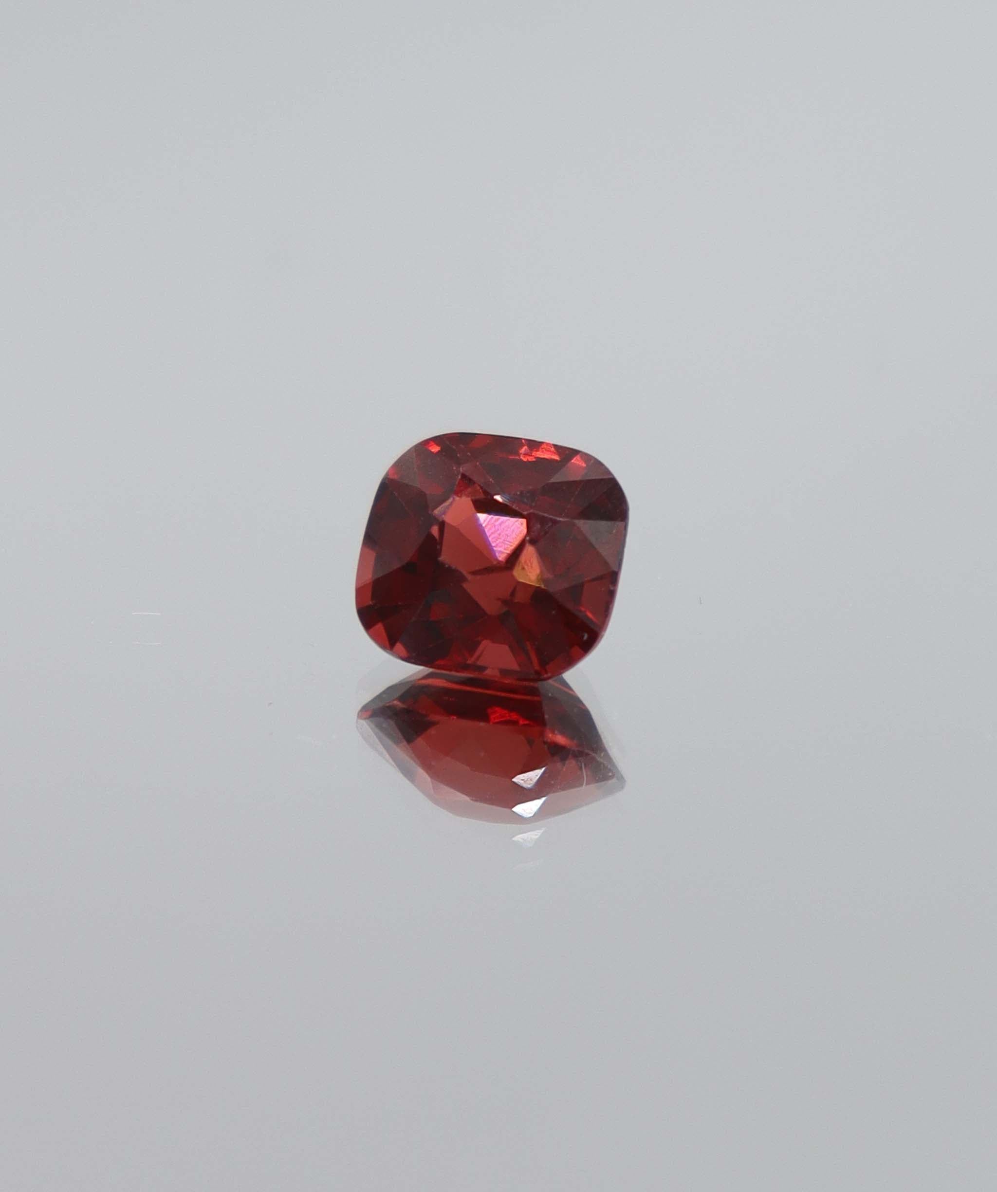 Luxury Promise 2.49ct Malaya Garnet Cushion DXBCS5806