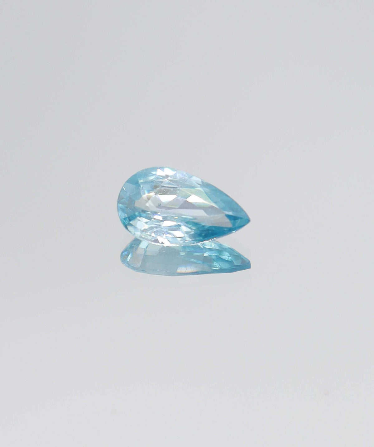 Luxury Promise 2.54ct Blue Zircon Pear DXBCS5830