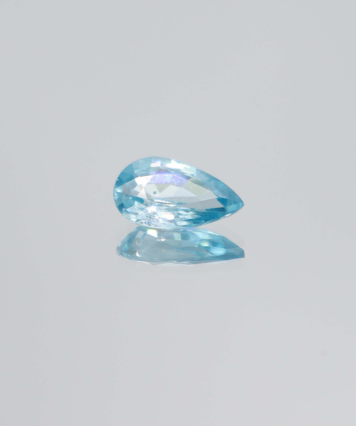 Luxury Promise 2.54ct Blue Zircon Pear DXBCS5830