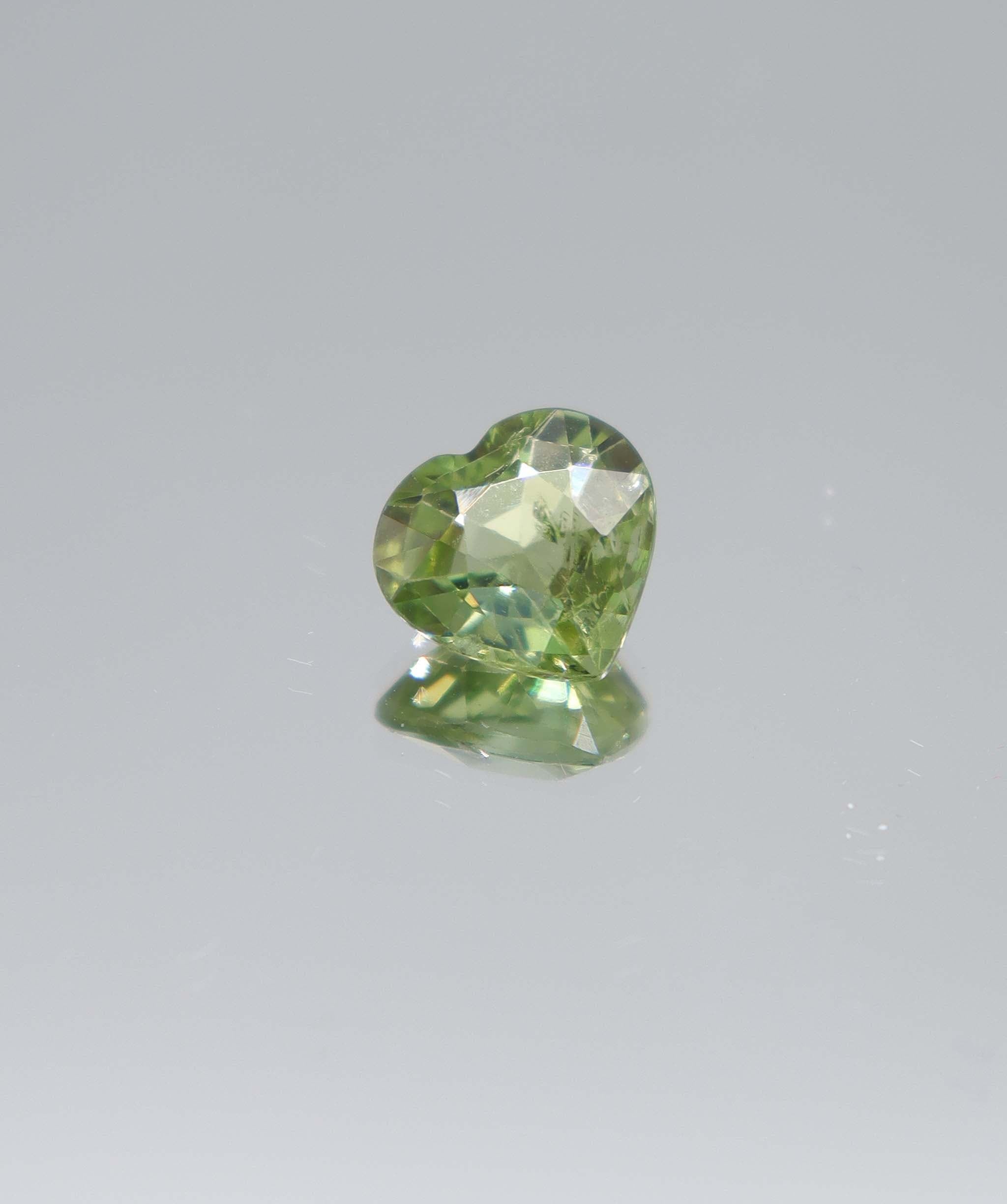 Luxury Promise 2.66ct Green Tourmaline Heart  DXBCS6027