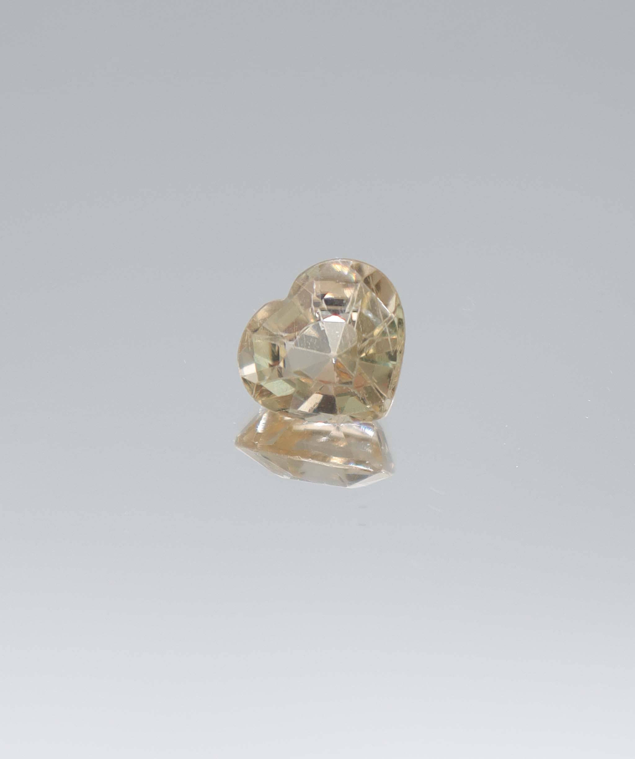 Luxury Promise 2.76ct Yellow Tourmaline Heart  DXBCS6014