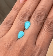 Luxury Promise 2.7ct Paraiba Pear braz004