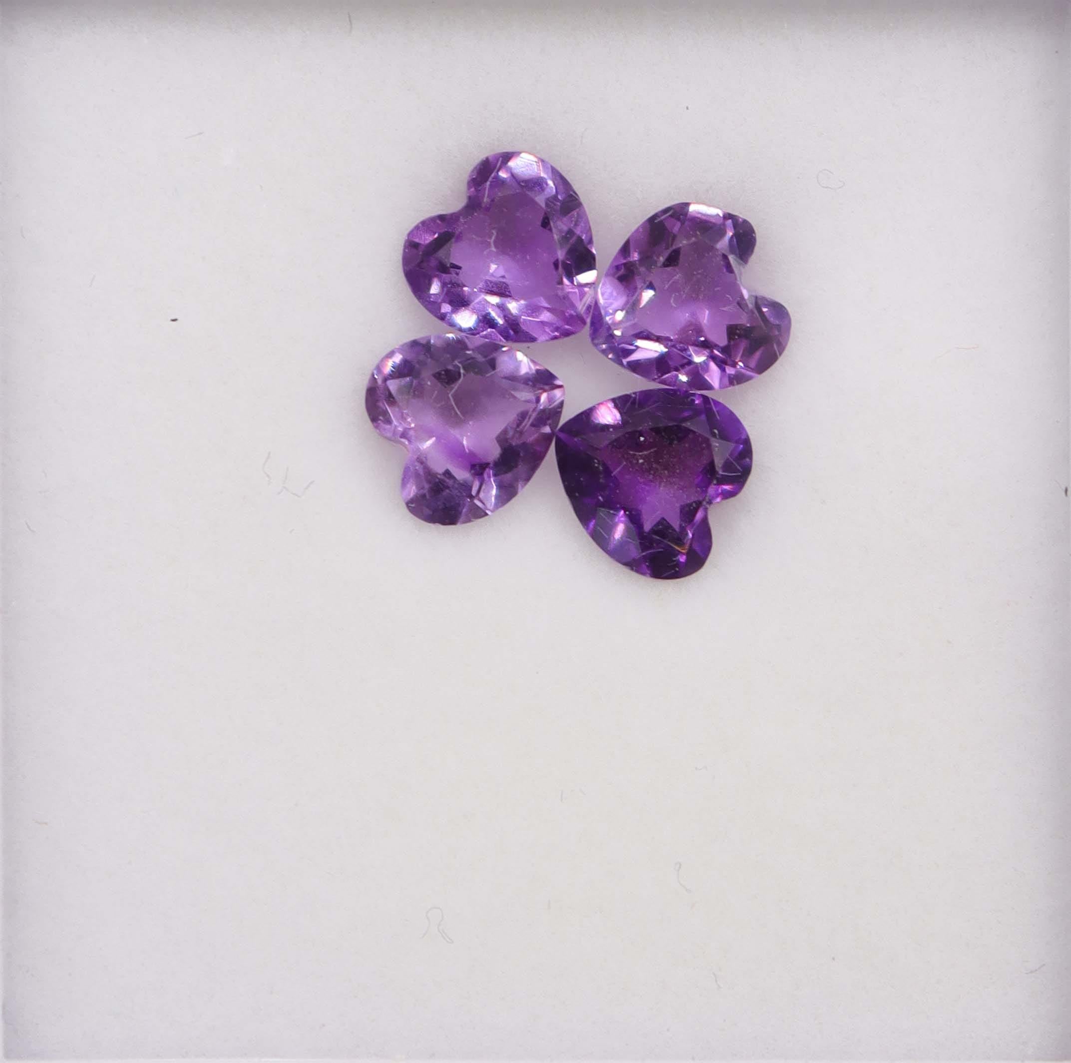 Luxury Promise 2.88ct Amethyst 4 heart DXBCS6094
