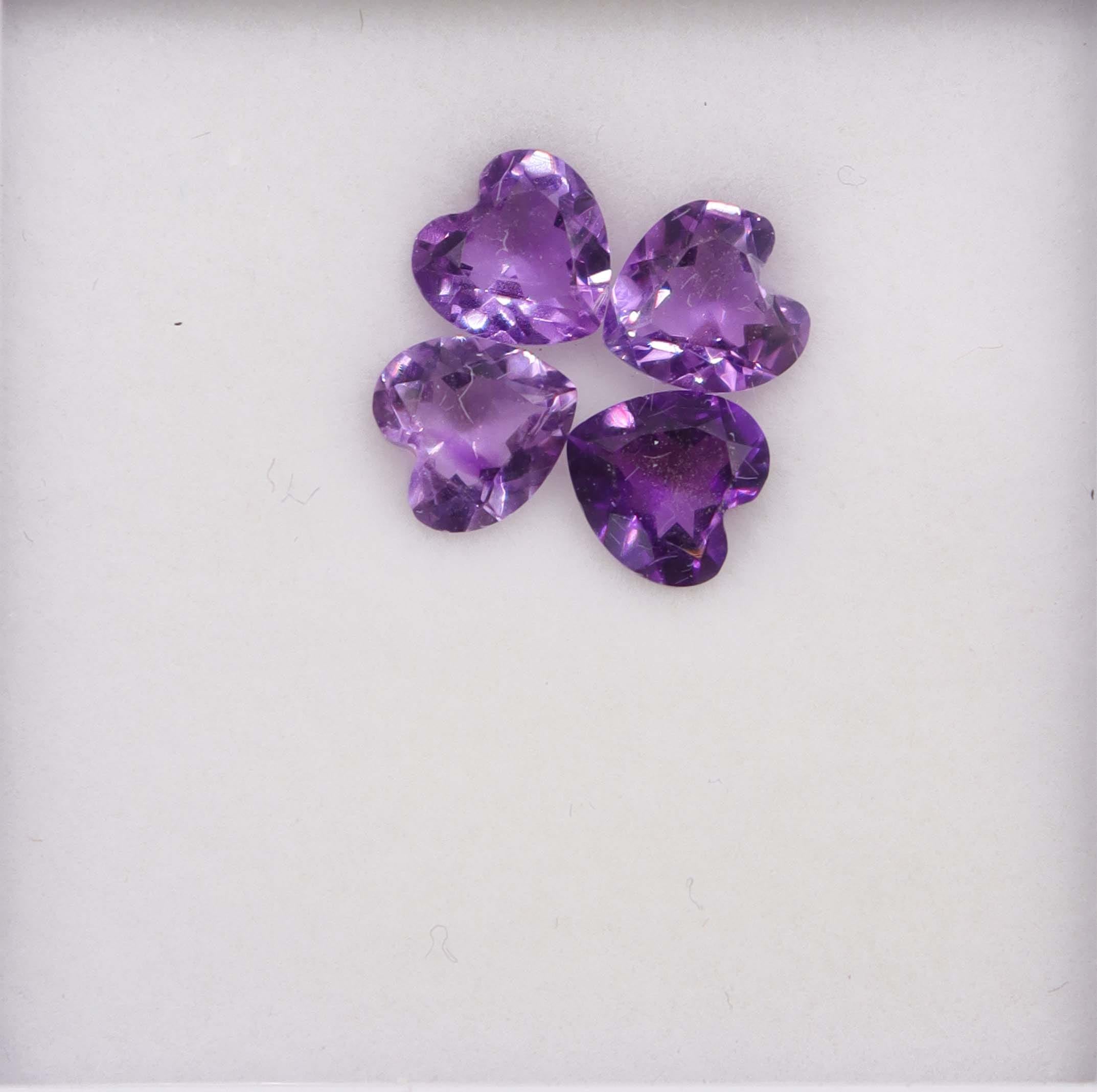 Luxury Promise 2.88ct Amethyst 4 heart DXBCS6094