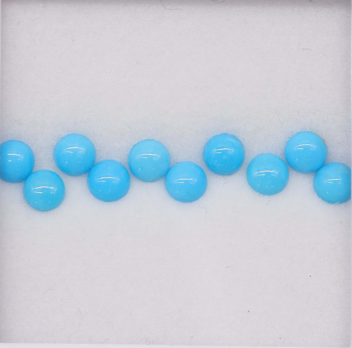 Luxury Promise 3.00ct Sleeping Beauty Turquoise Round Set 4mm (10 pcs) THAIC0003