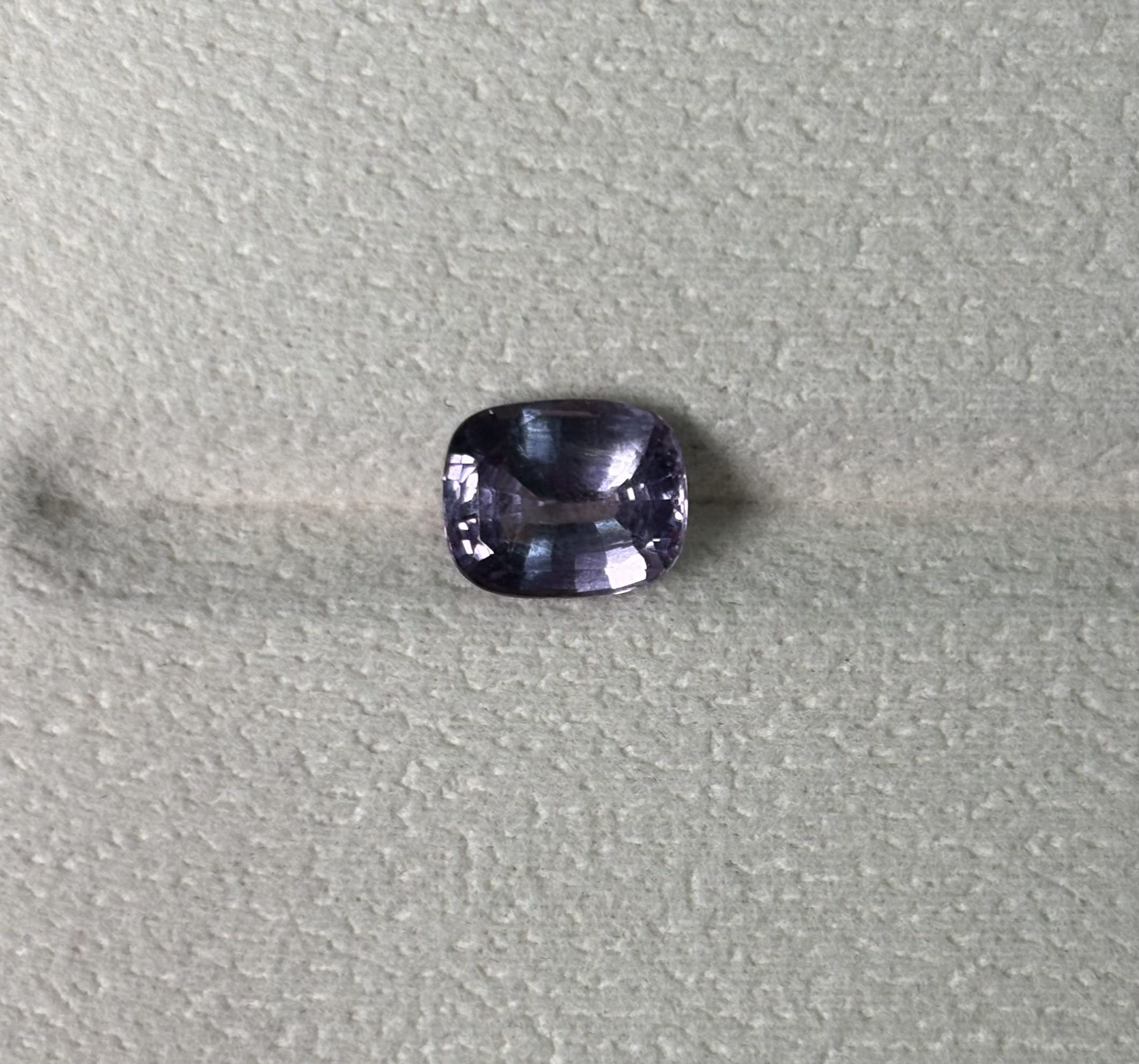 Luxury Promise 3.07ct Violet Spinel Mahenge Cushion ** DXBCS1646