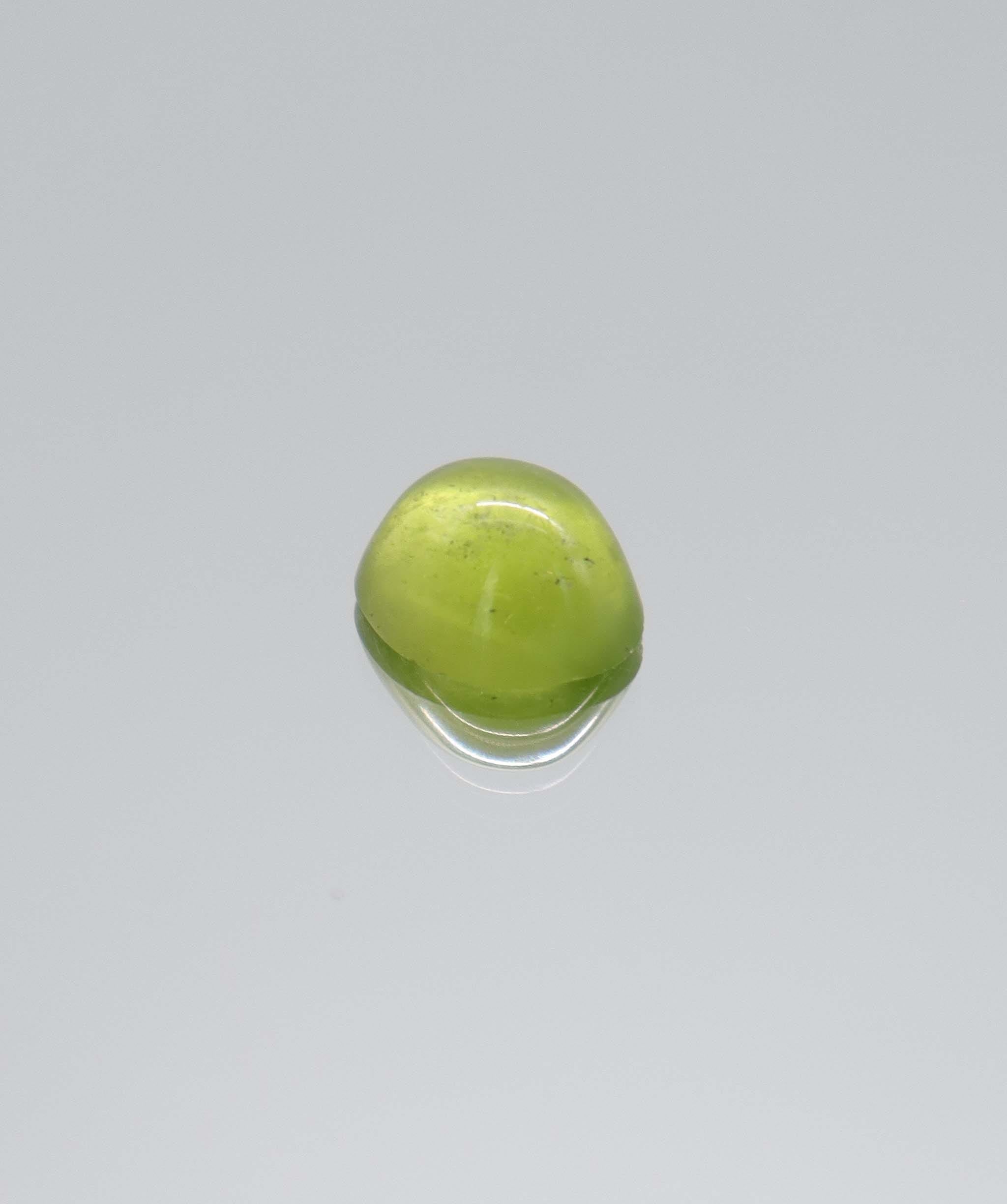 Luxury Promise 3.22ct Peridot Cabochon Oval DXBCD2115