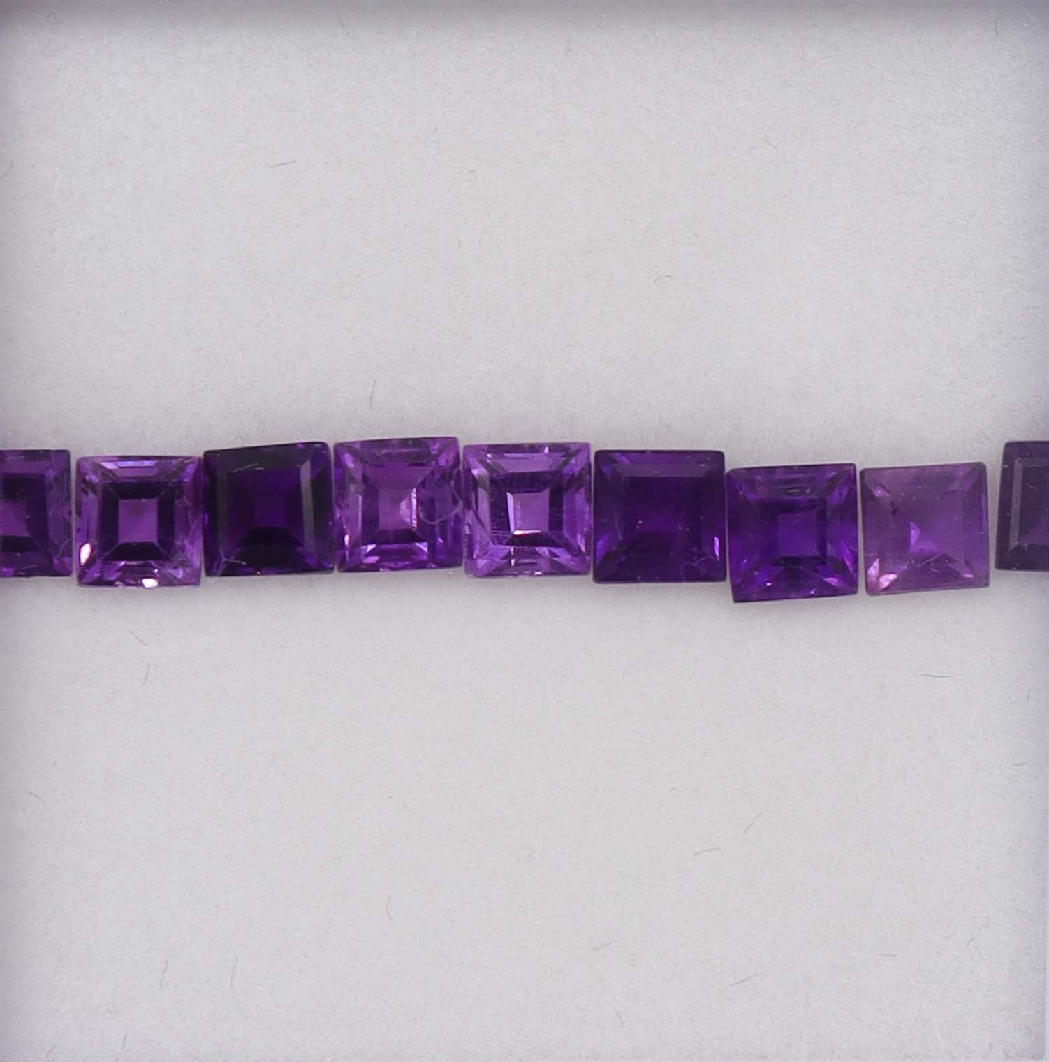 Luxury Promise 3.25ct Amethyst bagette set DXBCS6139