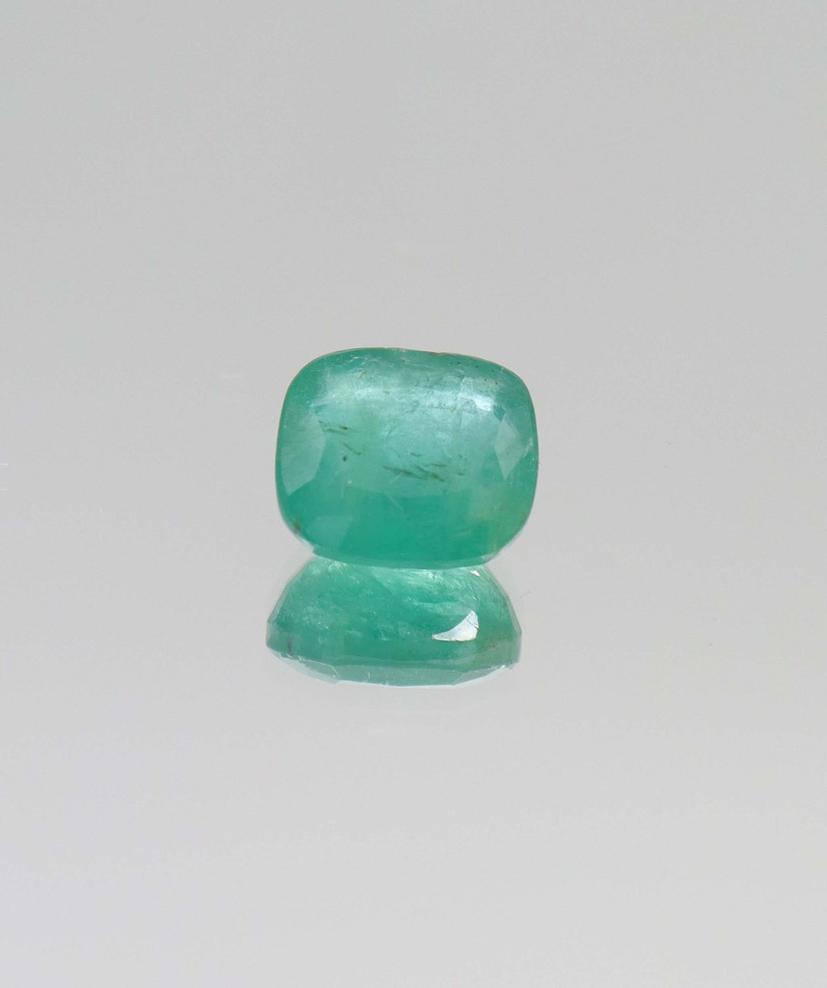 Luxury Promise 3.45ct Cushion Natural Zambian Emerald DXBCS6381
