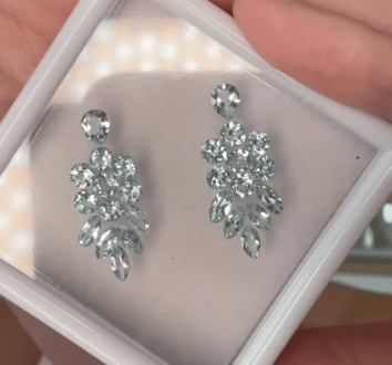 Luxury Promise 4.10ct aquamarine set for Janice DXBCS6473