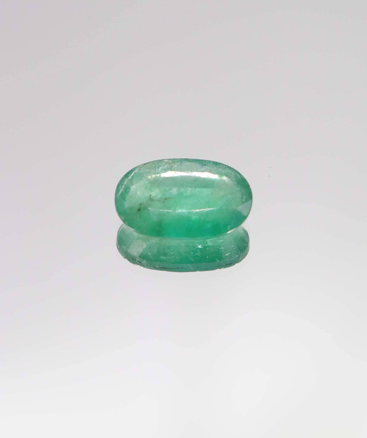 Luxury Promise 4.15ct Oval Natural Zambian Emerald DXBCS6344