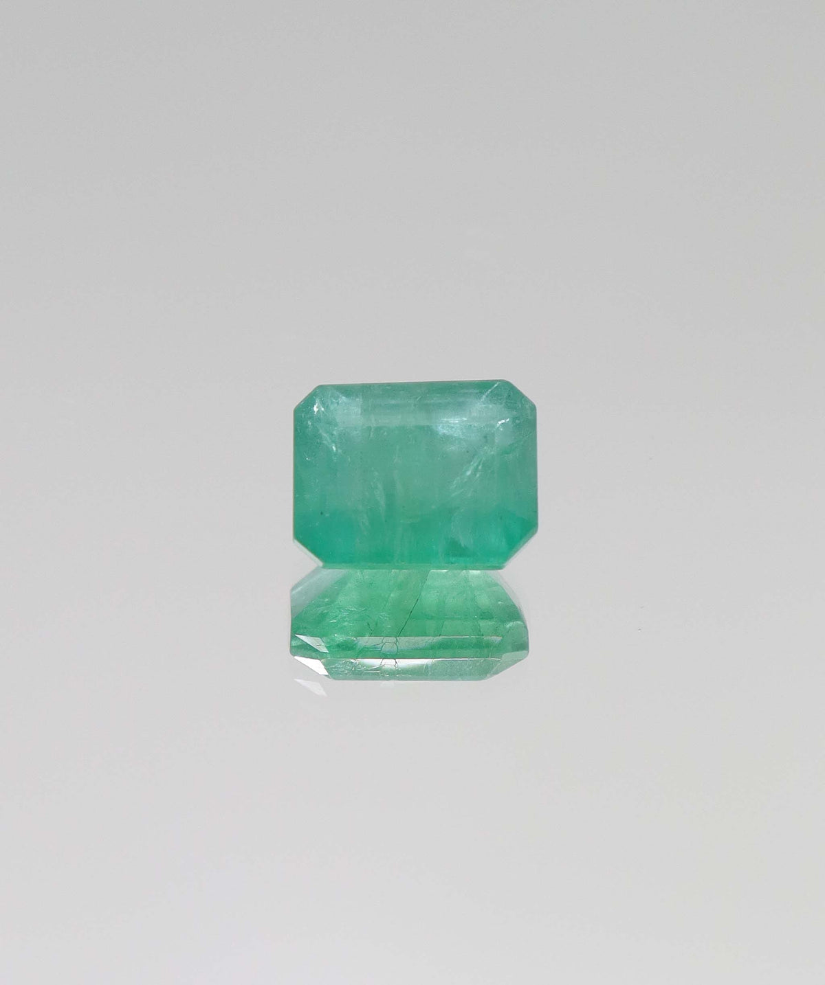 Luxury Promise 4.1ct Emerald Cut Natural Zambian Emerald DXBCS6423