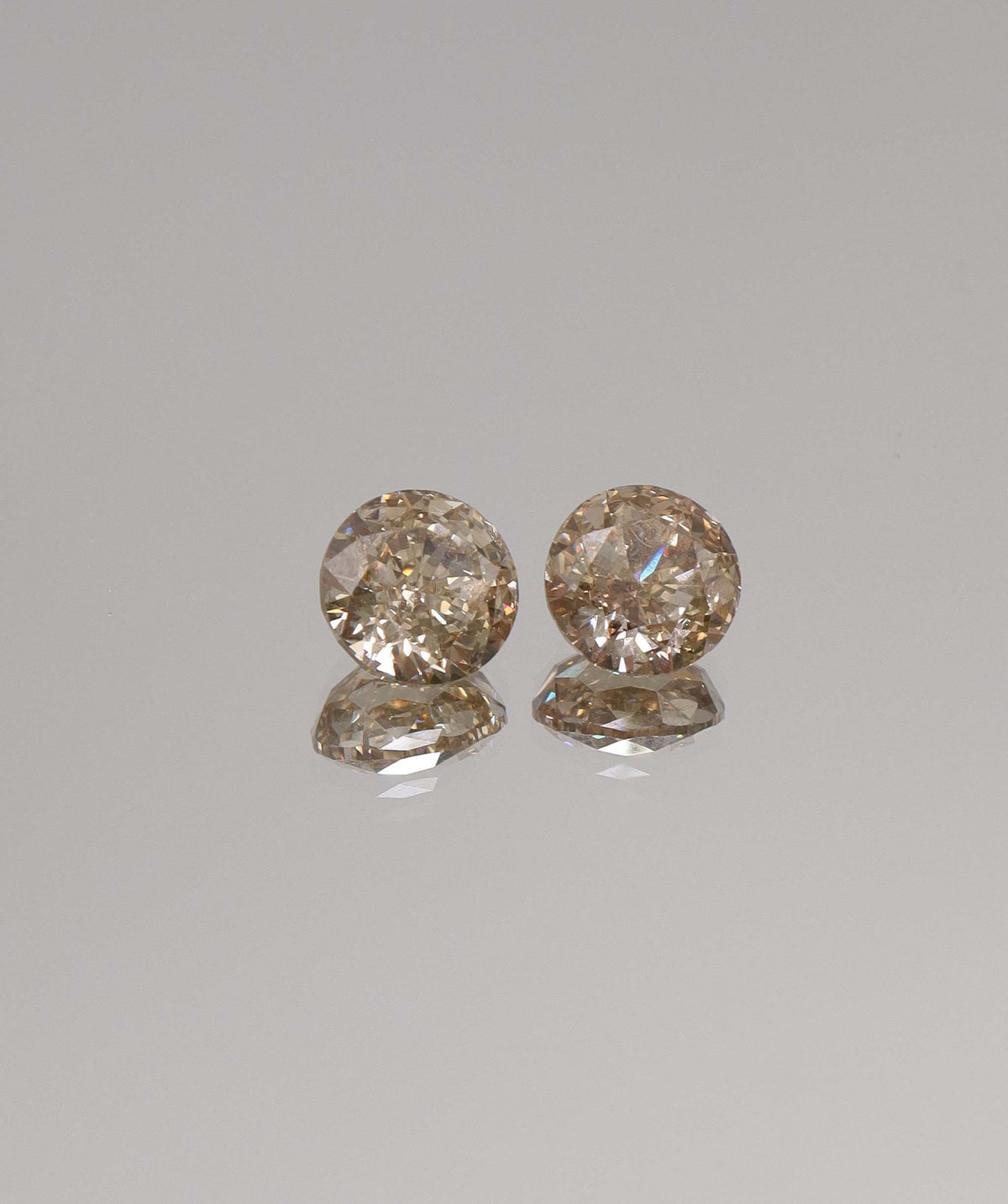 Luxury Promise 4.24ct roseglow pink round rose-flower oldcut diamond DXBCS4373