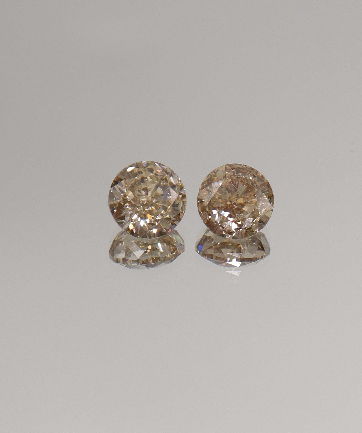 Luxury Promise 4.24ct roseglow pink round rose-flower oldcut diamond DXBCS4373
