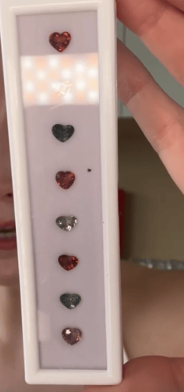 Luxury Promise 4.26ct heart spinel set for R DXBCS6475