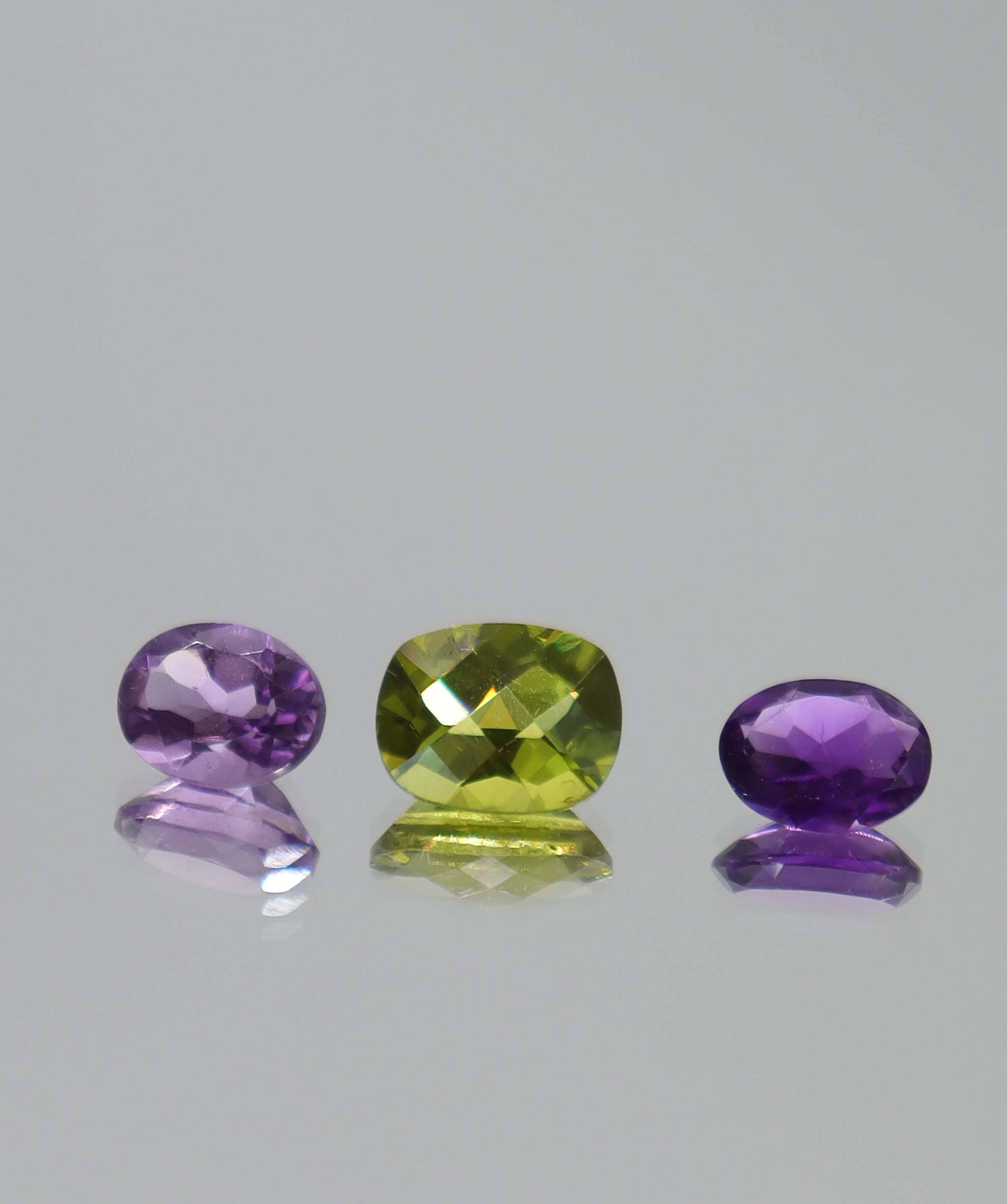 Luxury Promise 4.45ct Amethyst -peridot set DXBCS6157