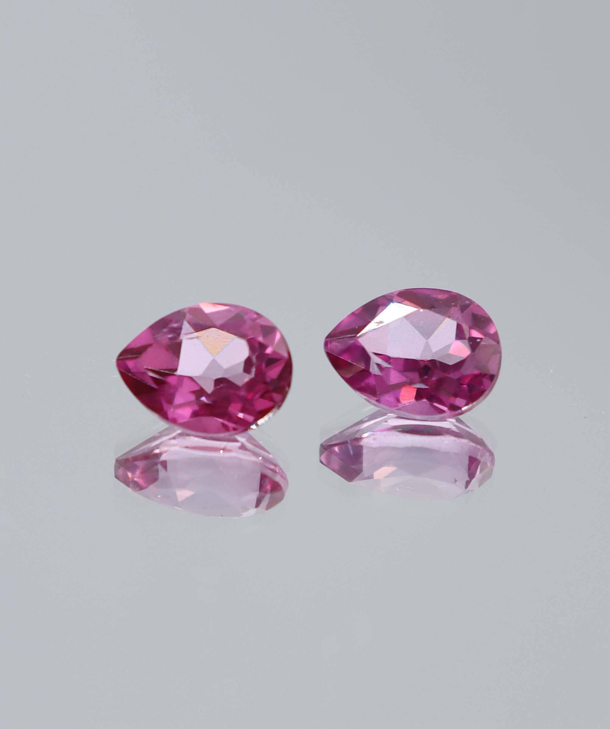 Luxury Promise 4.50ct Pink Topaz Pear PAIR DXBCS6045