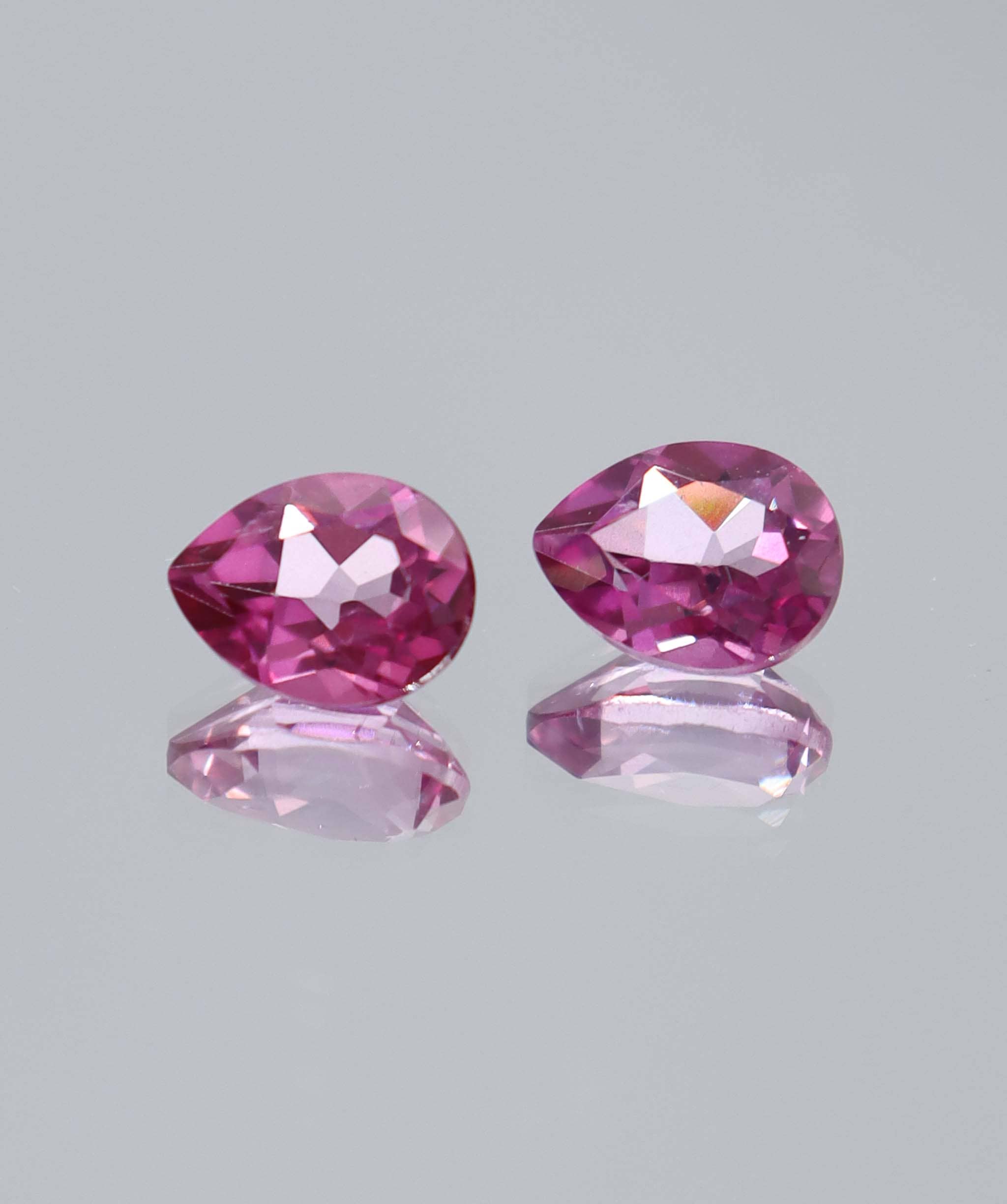 Luxury Promise 4.50ct Pink Topaz Pear PAIR DXBCS6045