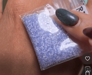 Luxury Promise 5.00ct Tanzanite Melee Sugar Box 1.25mm THAIC1244
