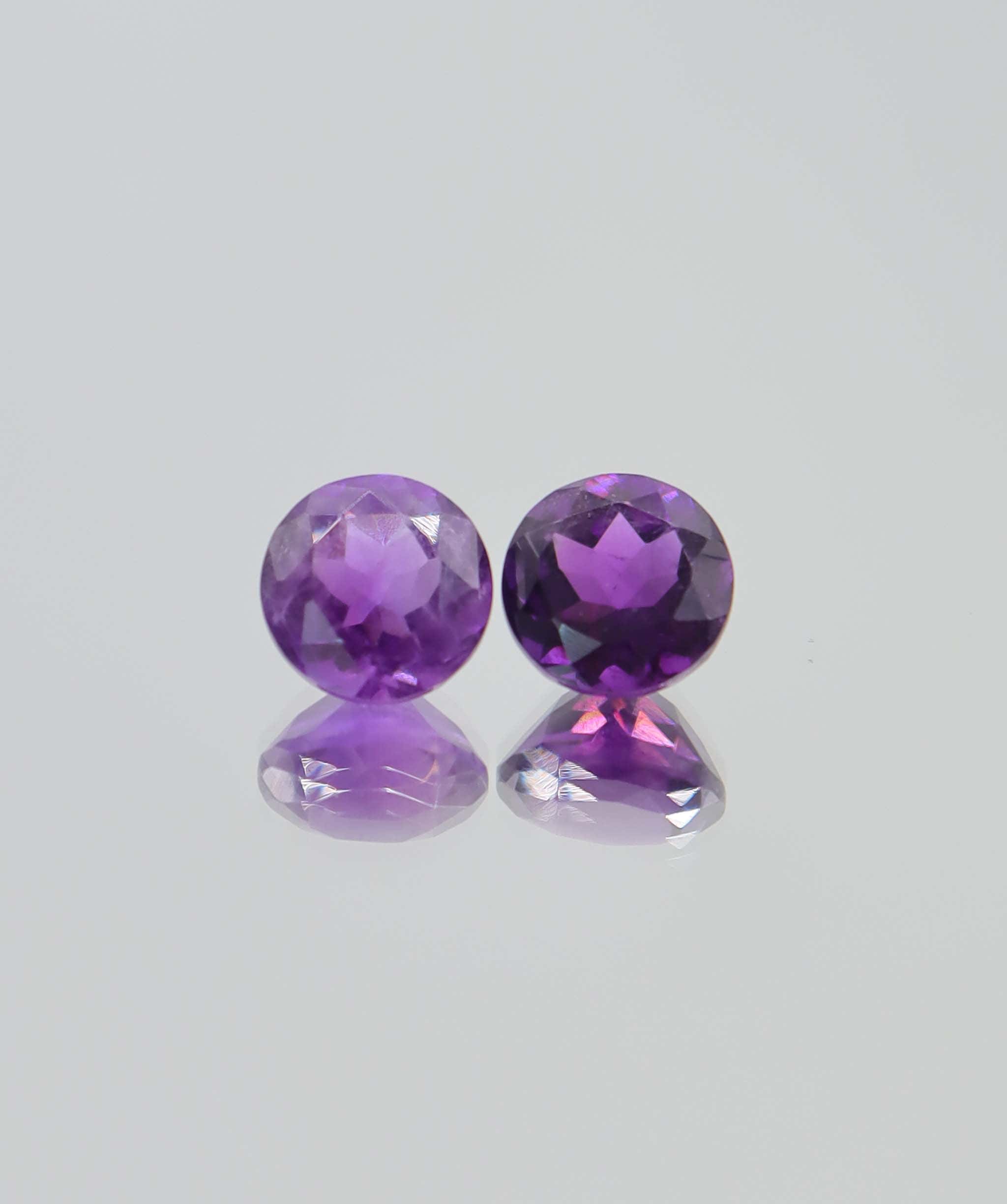 Luxury Promise 5.35ct Amethyst round set DXBCS6130