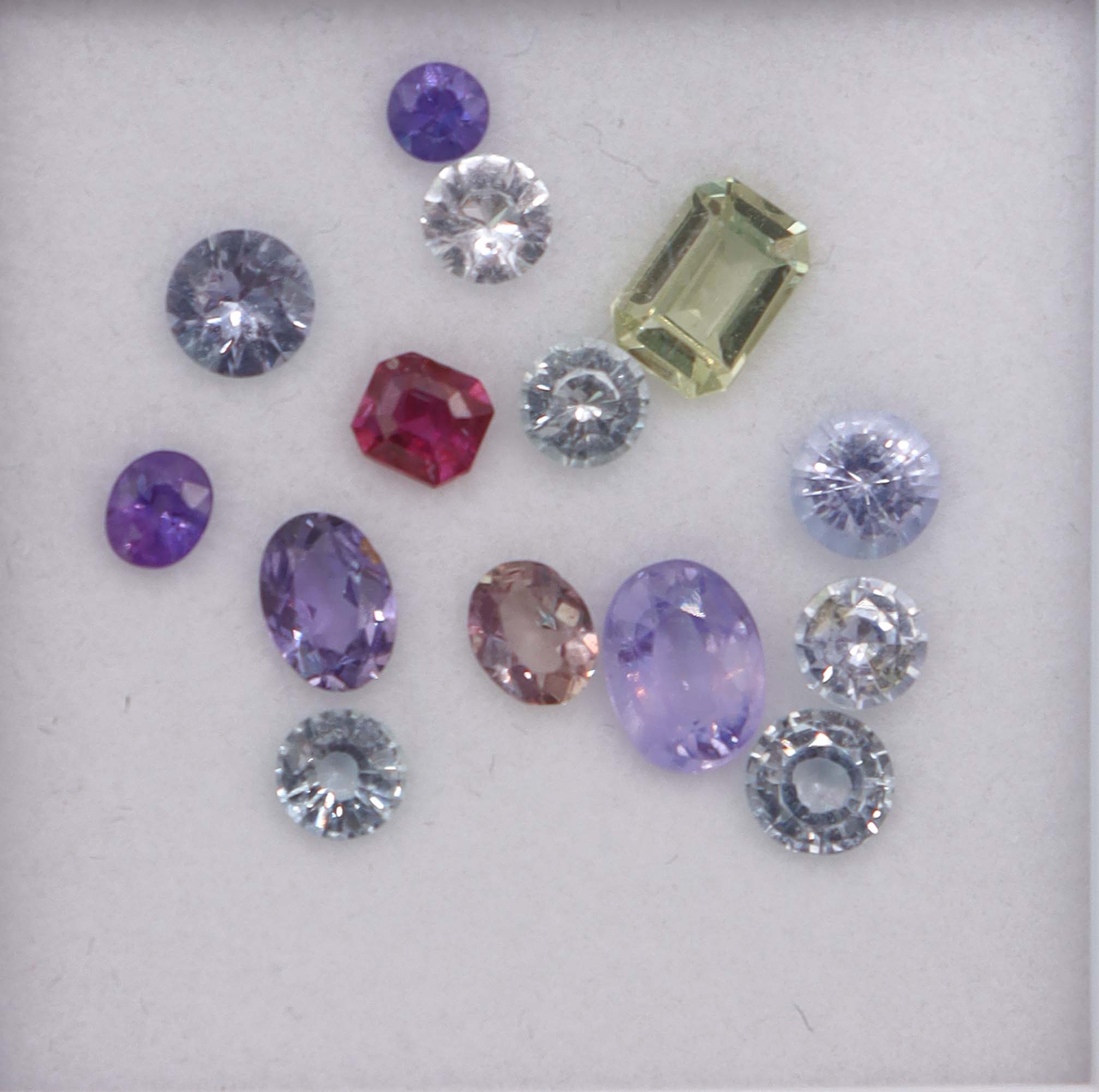 Luxury Promise 5.65ct Natural Sapphire Set unheated 14 pcs DXBCS5877