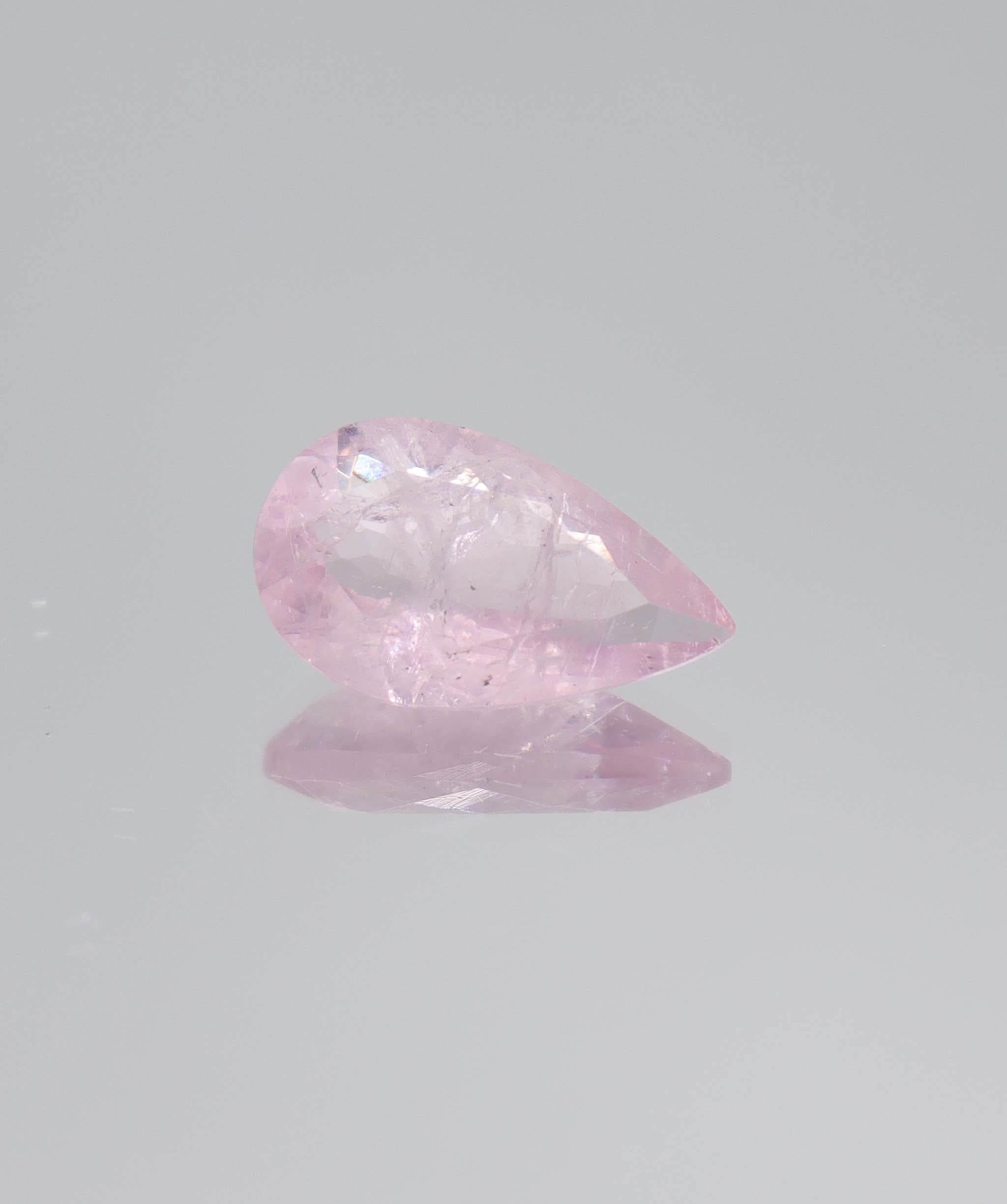 Luxury Promise 5.70ct Morganite Pear DXBCS5848