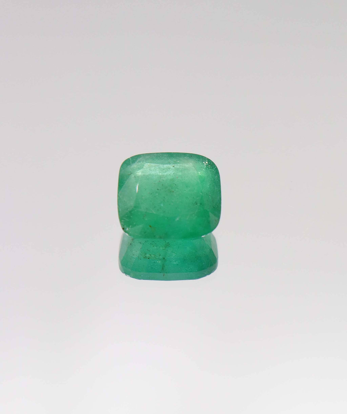 Luxury Promise 6.7ct Cushion Natural Zambian Emerald DXBCS6379