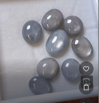 Luxury Promise 60.00ct Burma Blue Star Sapphire (8pcs) THAIC1288