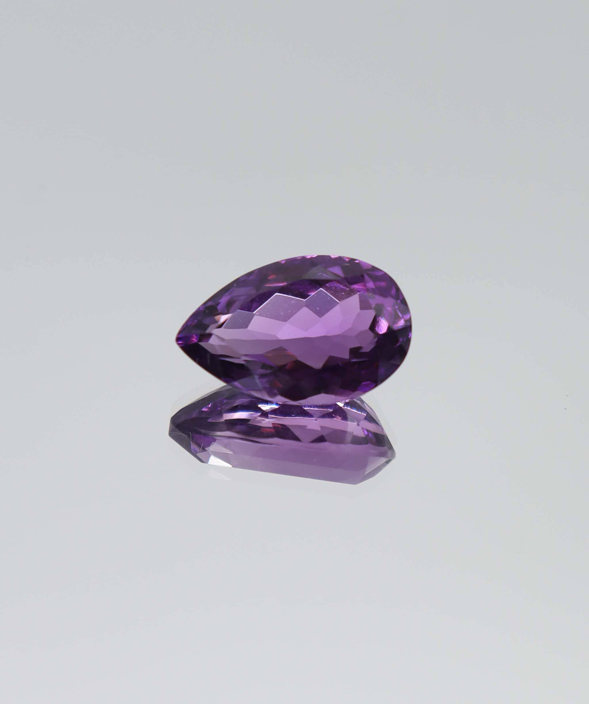 Luxury Promise 7.30ct Amethyst pear shape DXBCS6173